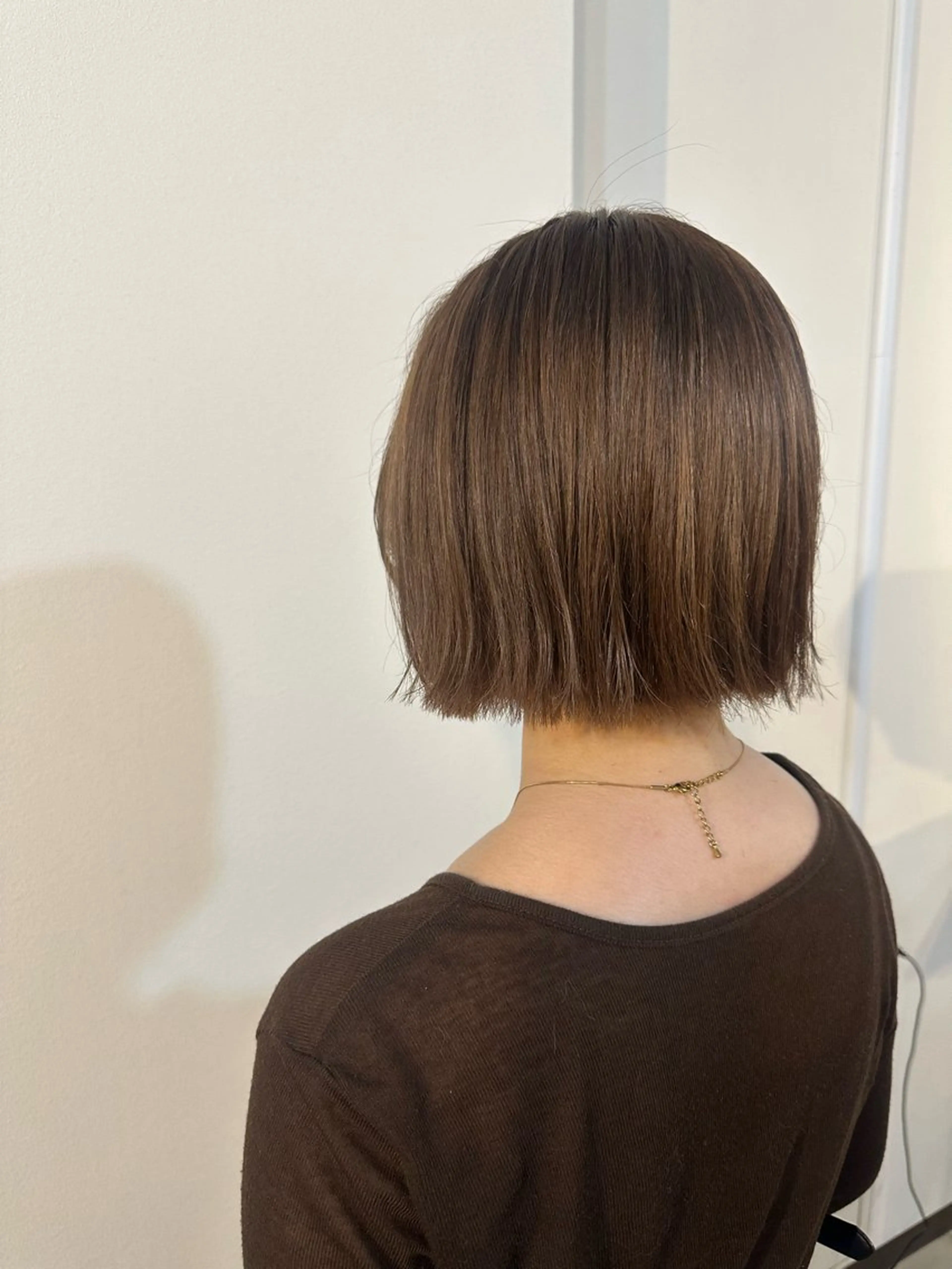 ショート カラー ベージュカラー ヘアカラー Sherry/R 三川町　木村祐里奈のヘアスタイル