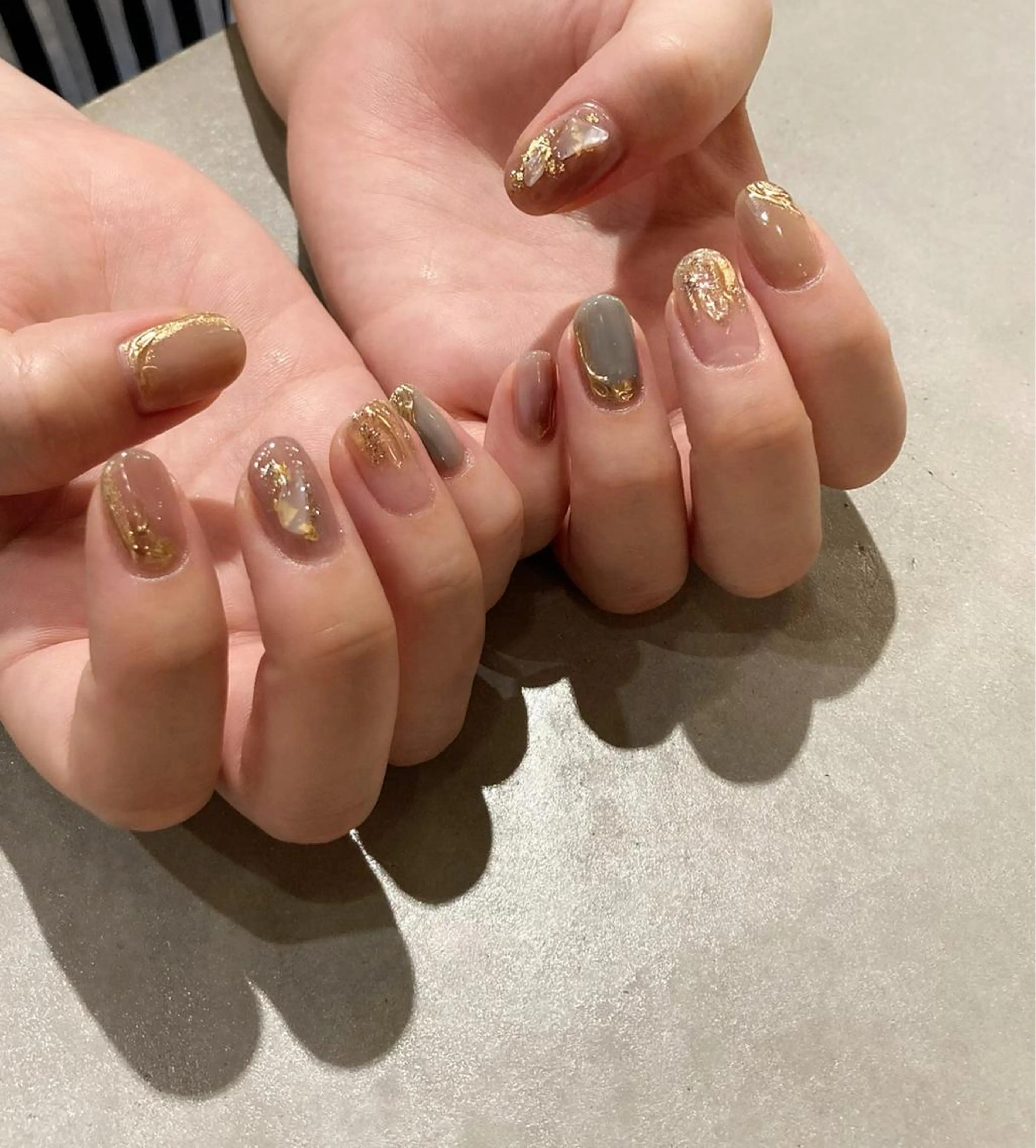 ネイル アートネイル ジェルネイル ニュアンスネイル ハンドネイル nail salon Soeurのネイルデザイン
