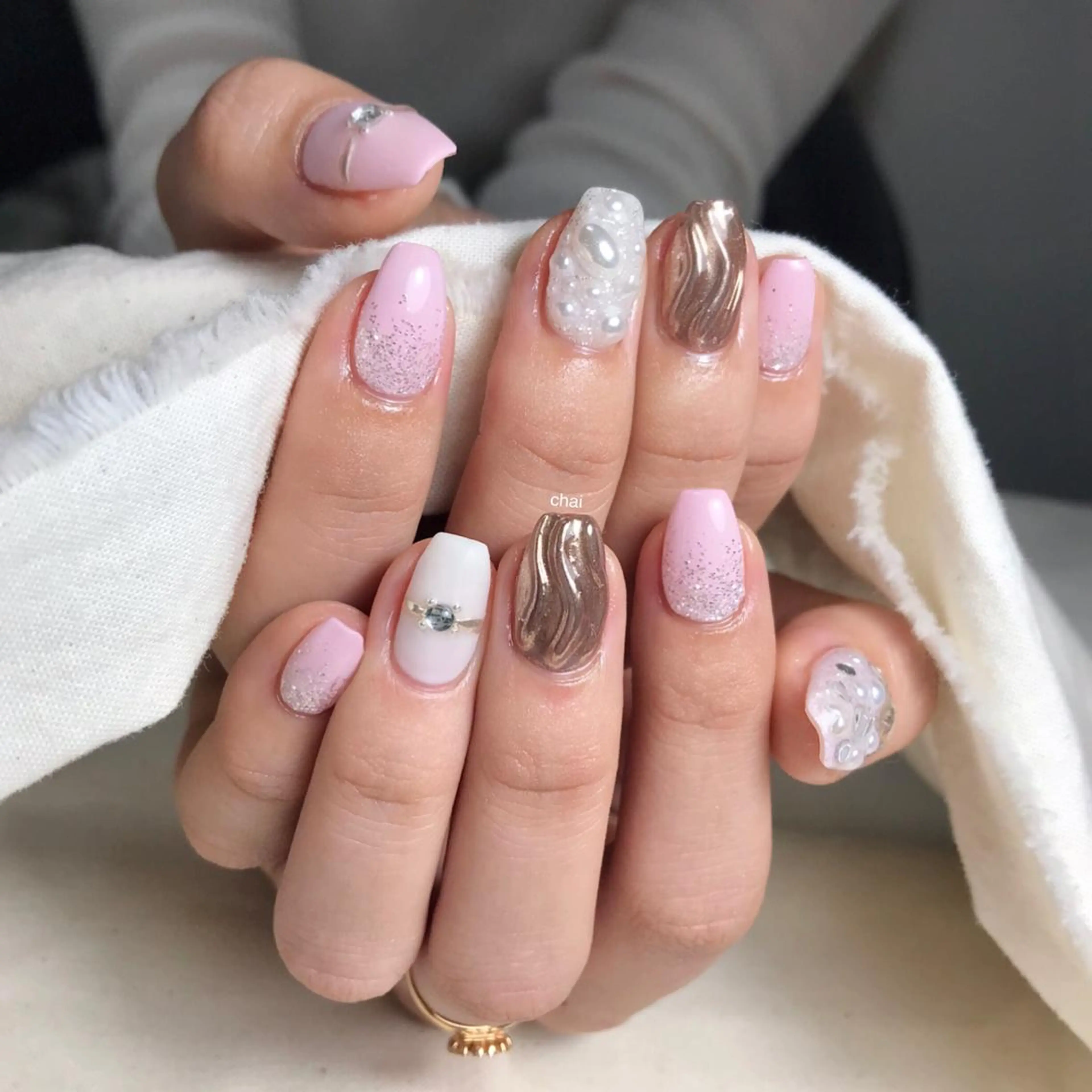ネイル ハンドネイル 💅chainail _aiのネイルデザイン