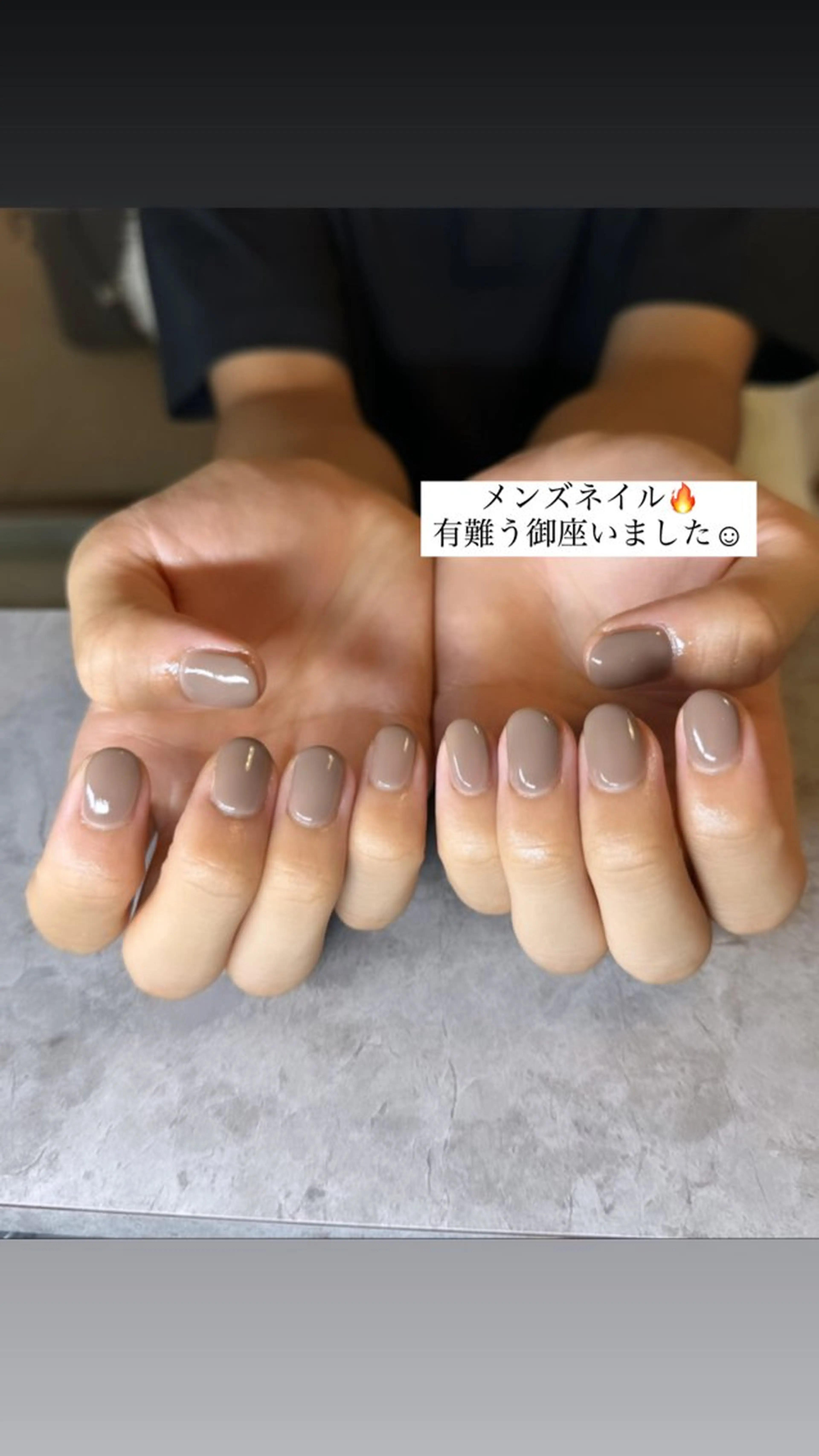 メンズ ネイル ハンドネイル ハンドケア Non Nonのネイルデザイン