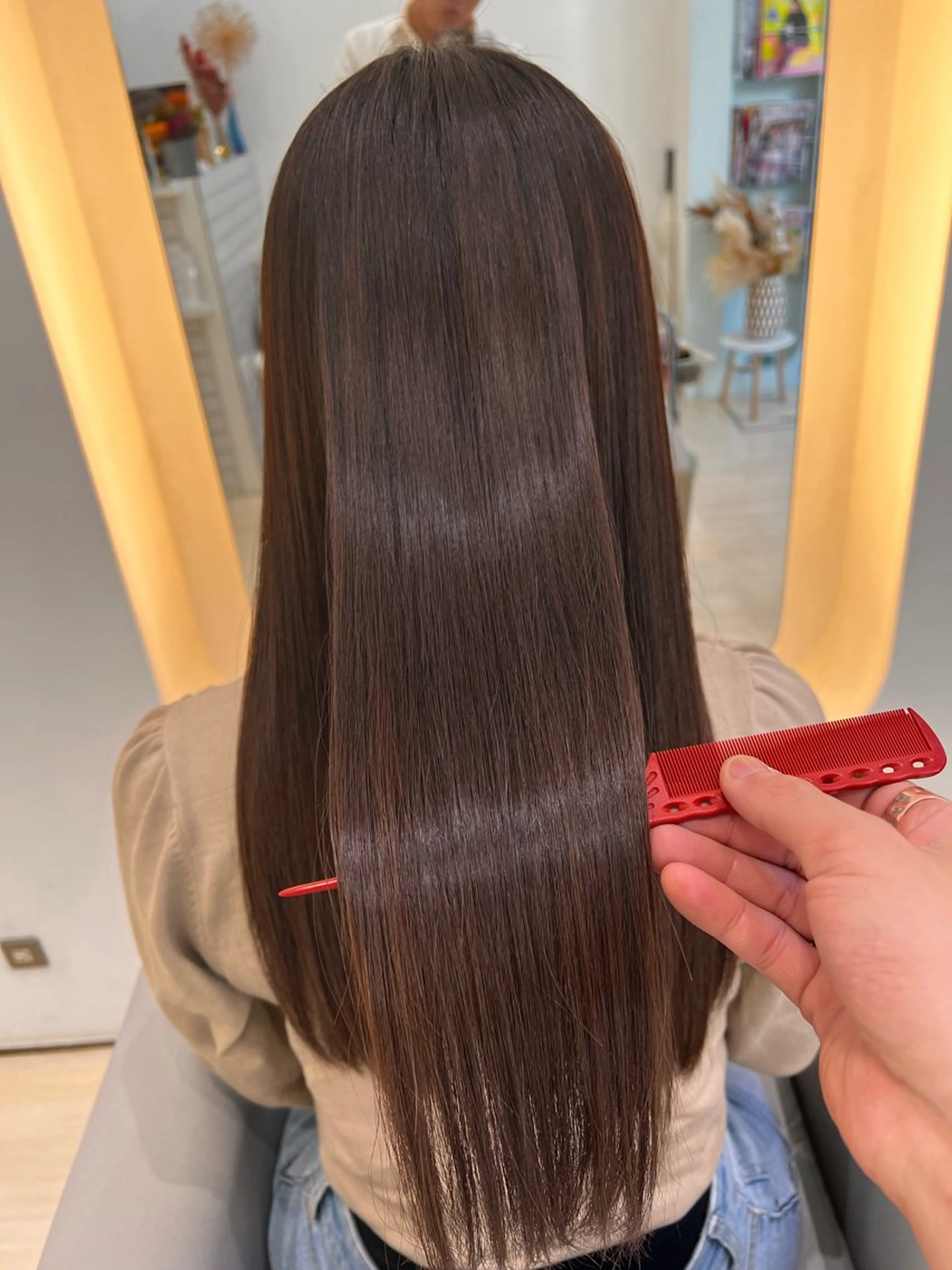 ミディアム カラー パーマ ヘアアレンジ トリートメント 堀井 凌平のヘアスタイル