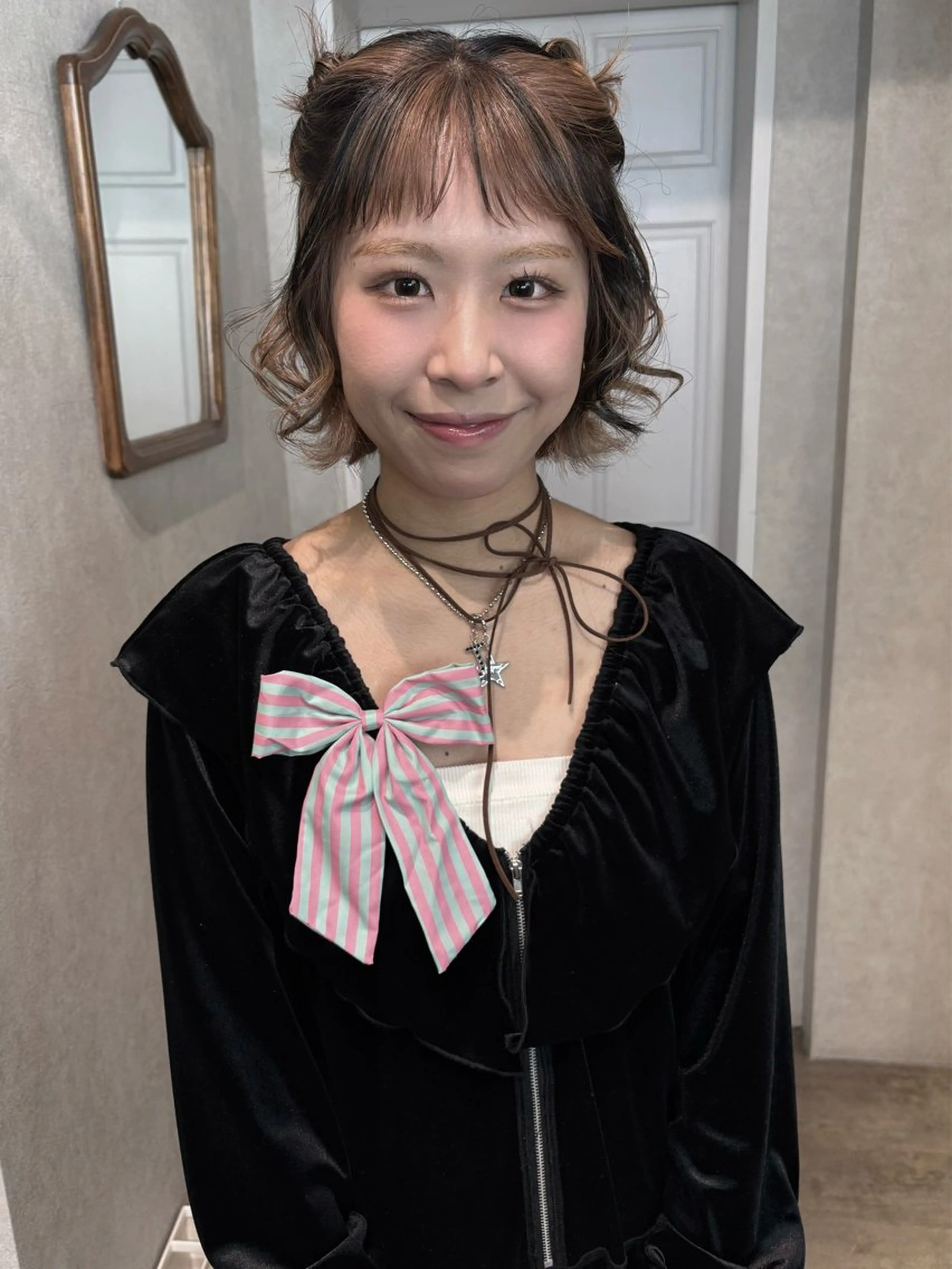 ショート ヘアセット 透明感モテスタイル 💞SHIORI💞のヘアスタイル