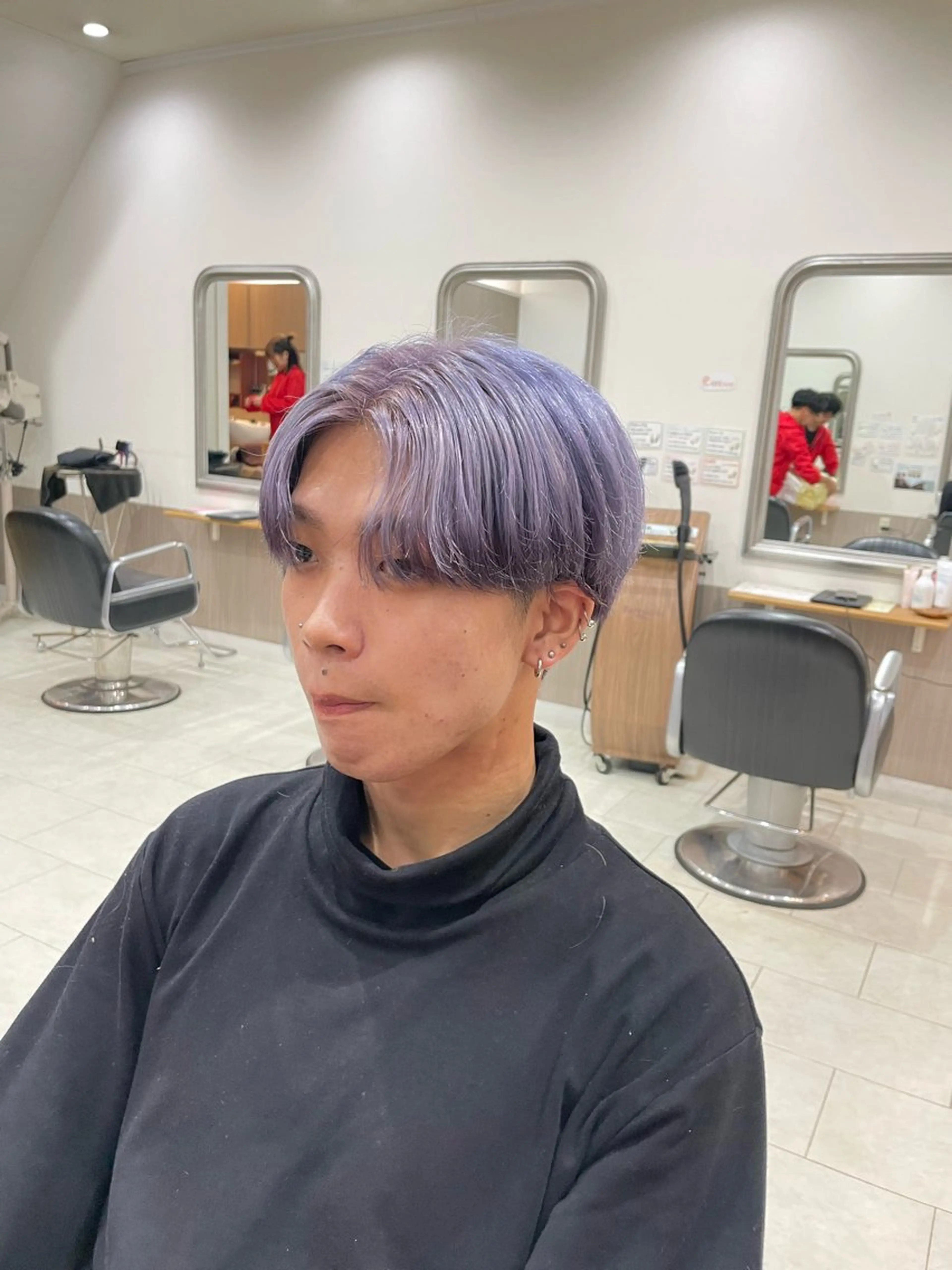 メンズ メンズブリーチ 亀川蓮 Agu hairのヘアスタイル