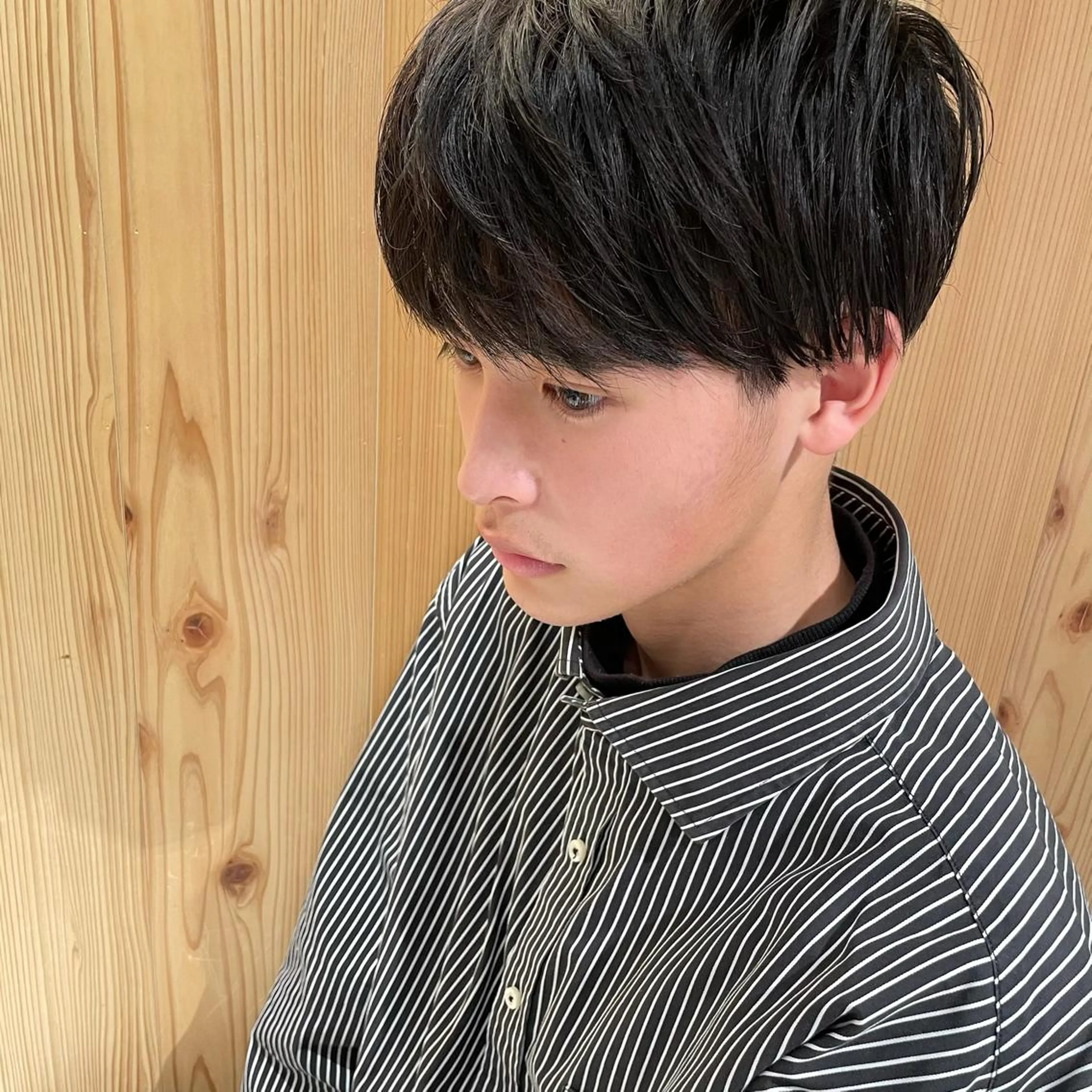 ショート カラー パーマ ヘアアレンジ メンズ パーソナルカラー合わ せたカラー🤍なつみのヘアスタイル