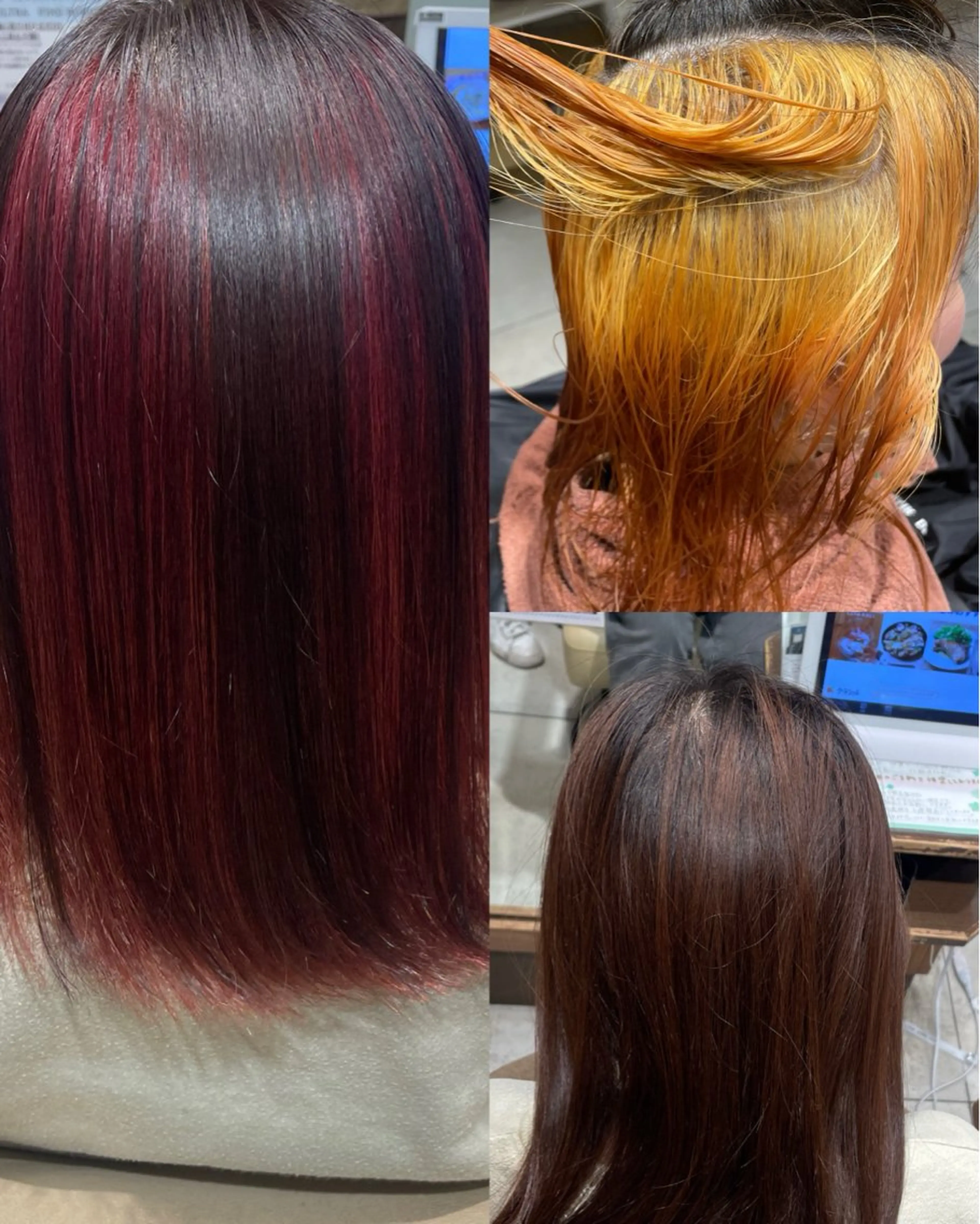 ダブルカラーの写真