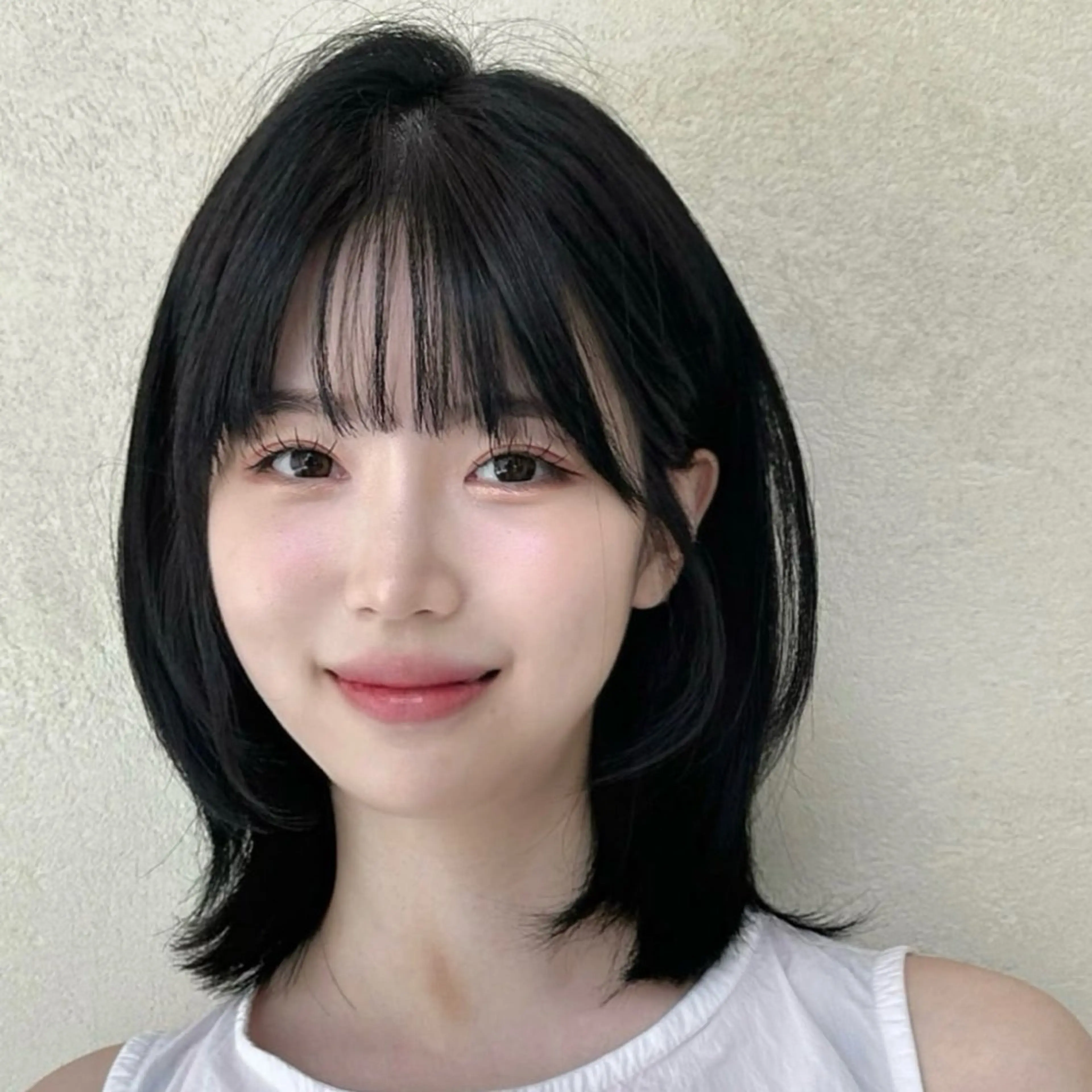 ミディアム カット ヘアカラー 柳澤 興輝のヘアスタイル