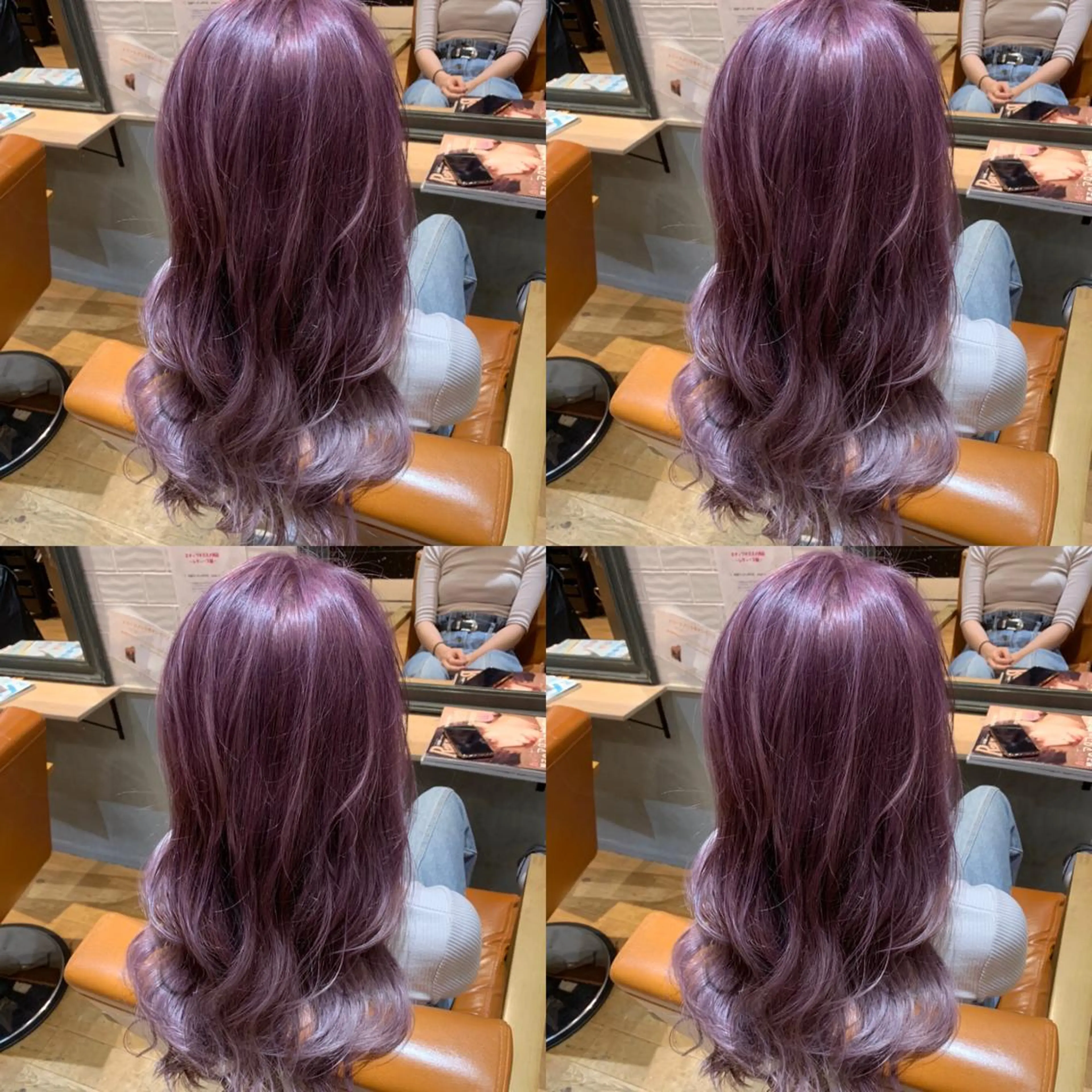 セミロング アッシュ ✨髪質改善✖︎顔周り レイヤー✨ナカムラのヘアスタイル