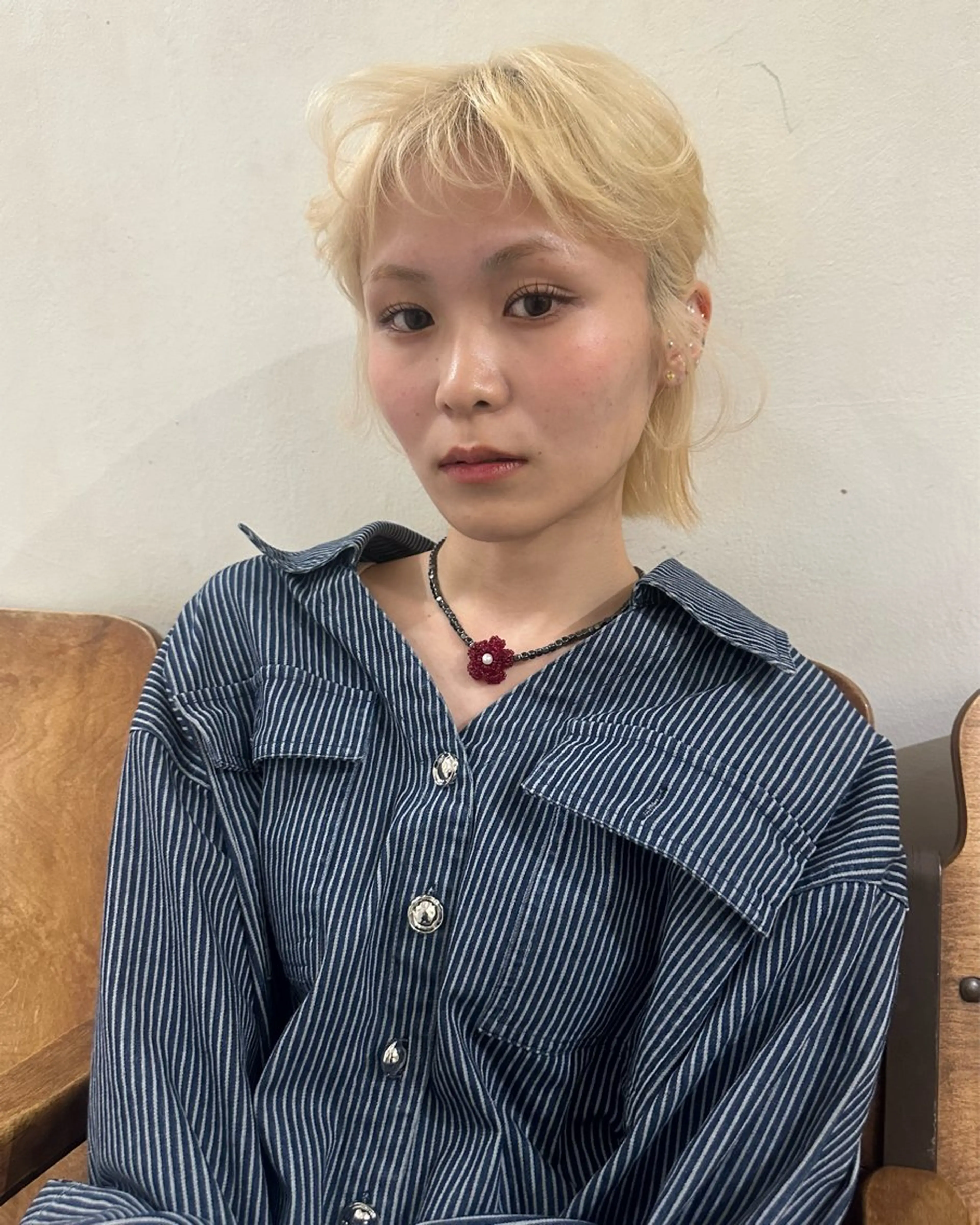 ショート ヘアカラー 似合わせカット ハイトーン/北村優人のヘアスタイル