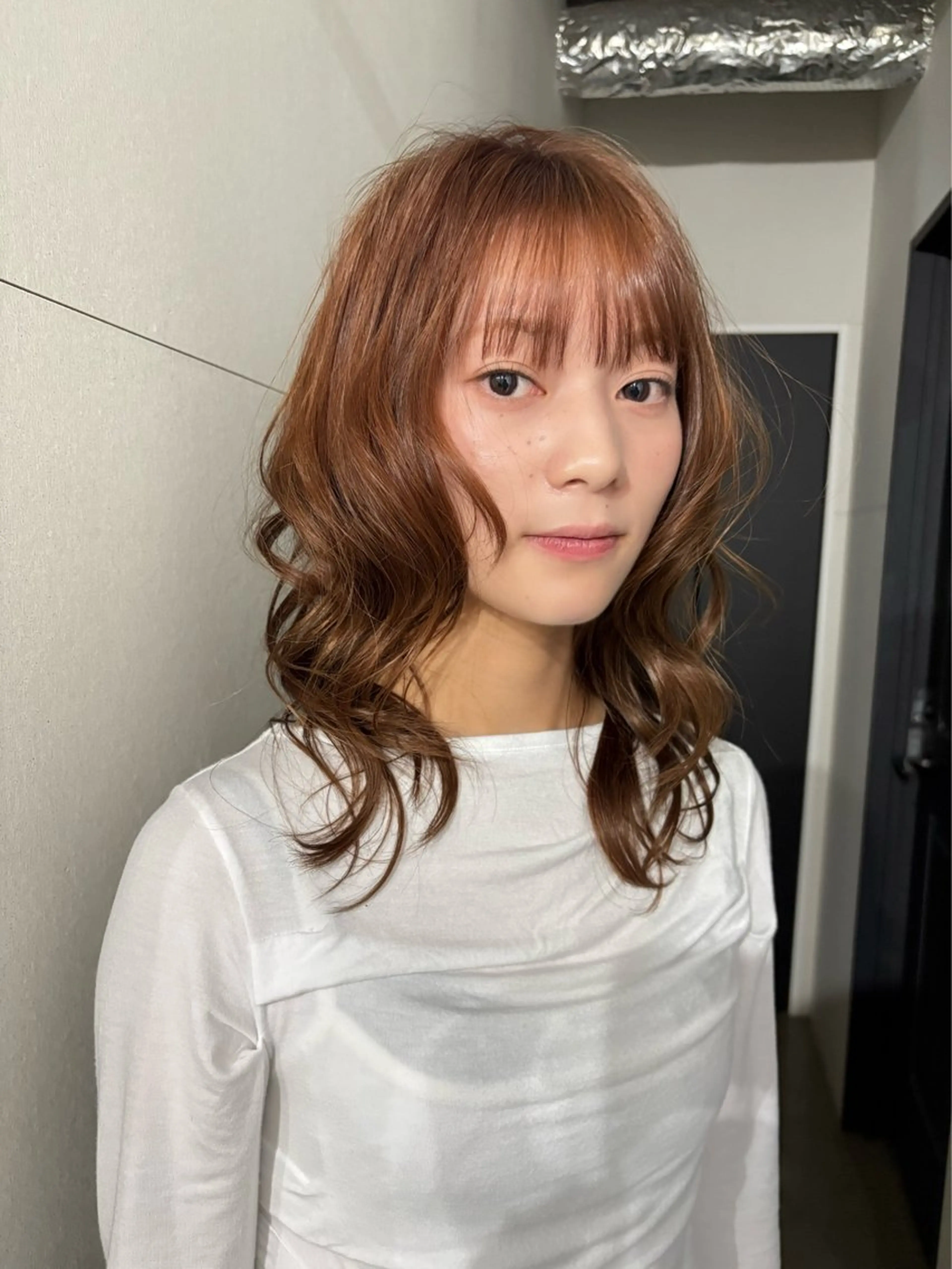 カラー ピンクカラー KUBO HADUKIのヘアスタイル