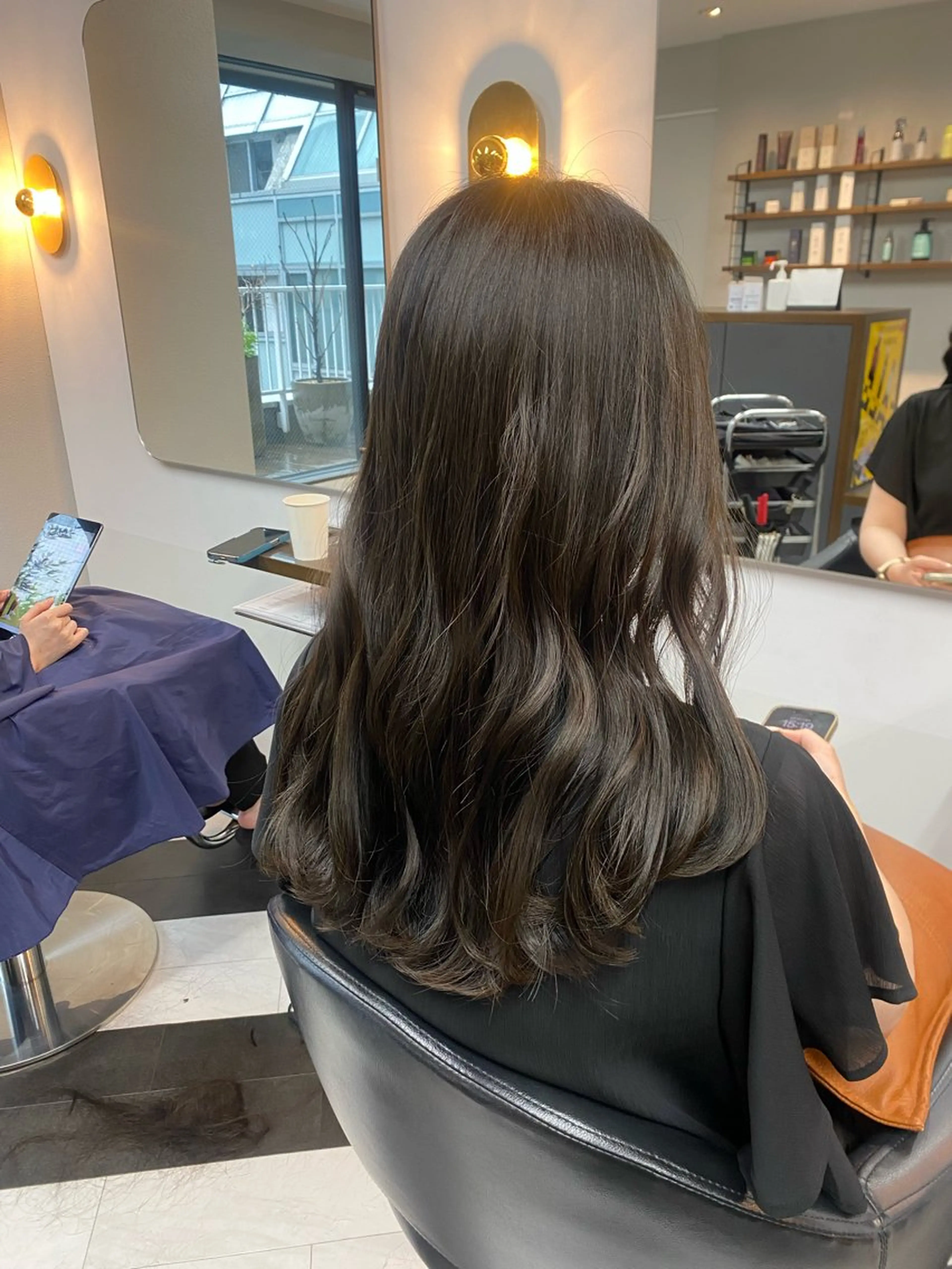 【🍄人気NO.1🍄】カット＋ケアカラー＋髪質改善オーダーメイド4stepトリートメントの写真