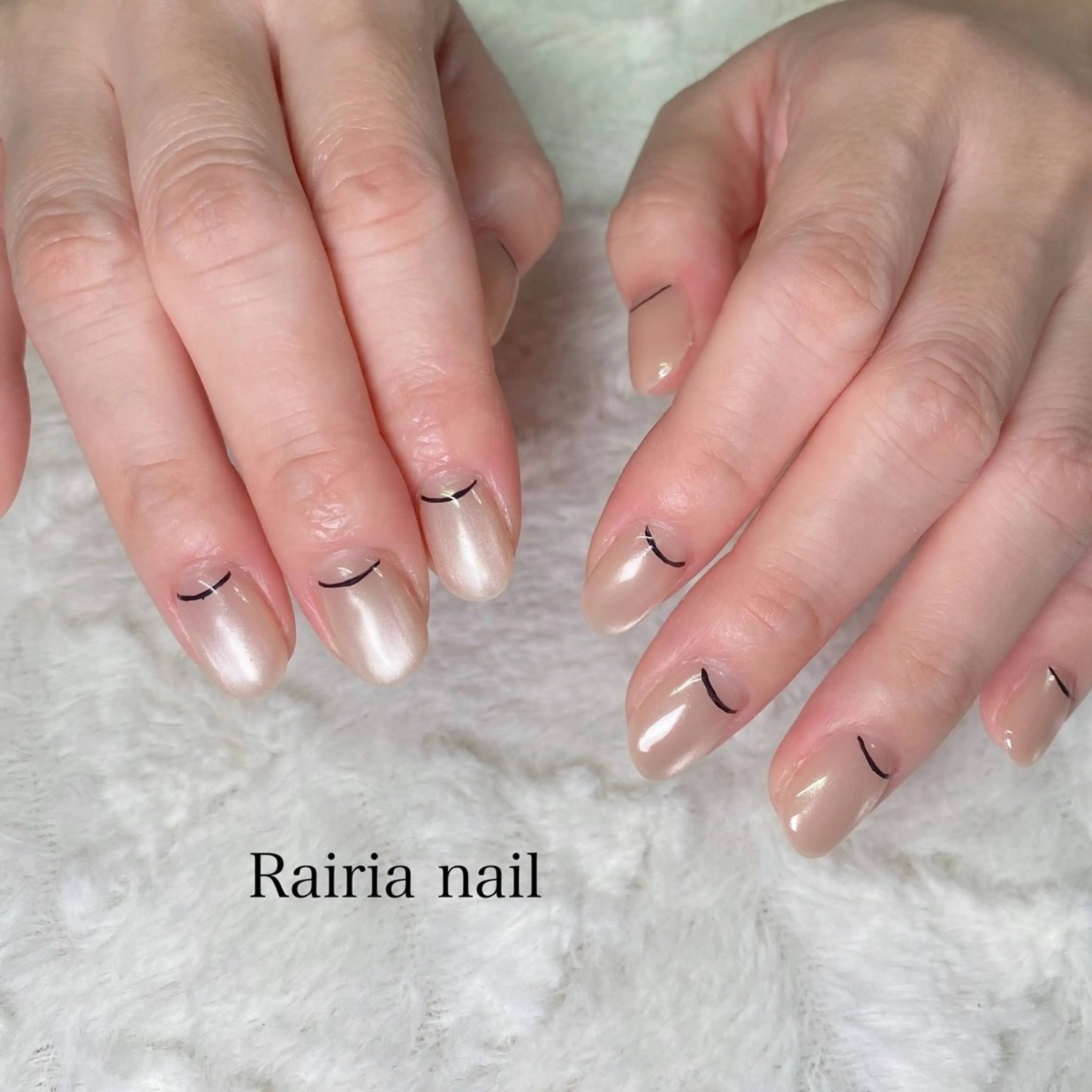 ネイル フットネイル ジェルネイル マグネットネイル オフィスネイル ワンカラーネイル NAILSALON CRISTA所属・🤍CRISTA yui🤍のネイルデザイン