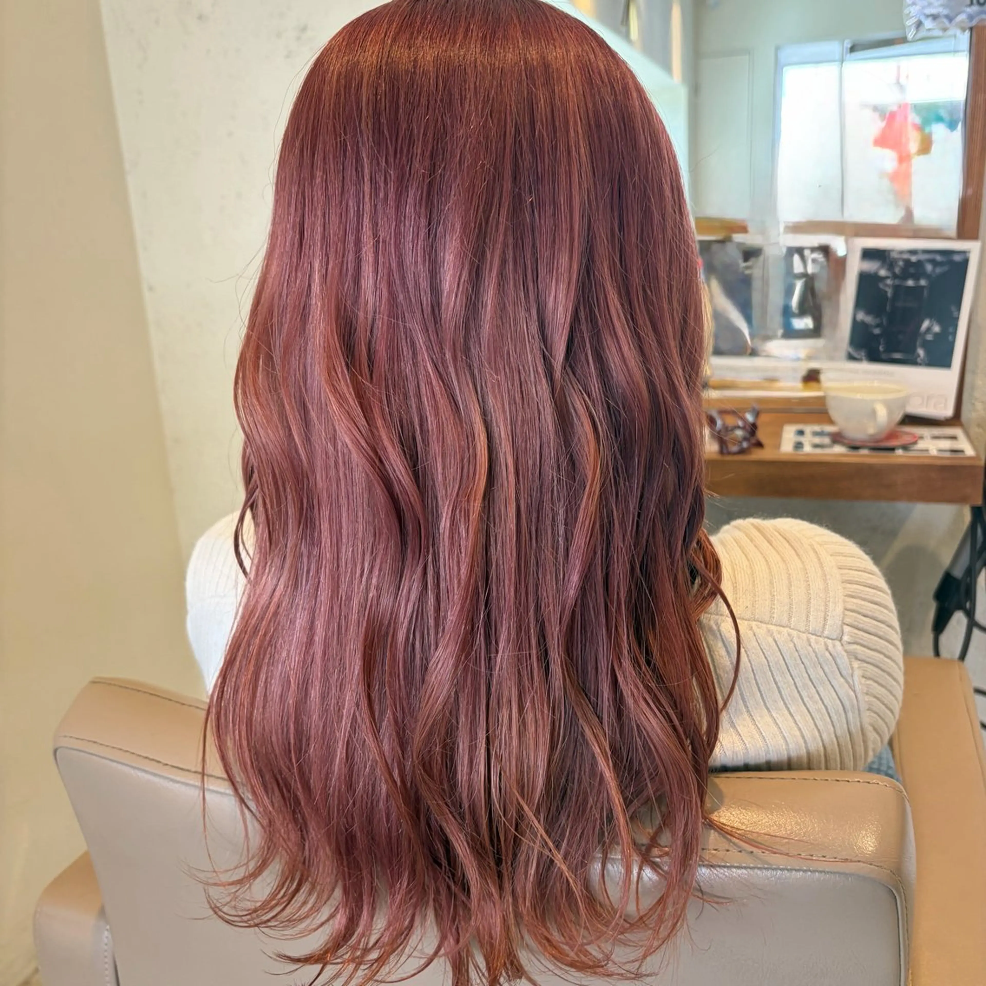 カラー はらだ まおのヘアスタイル