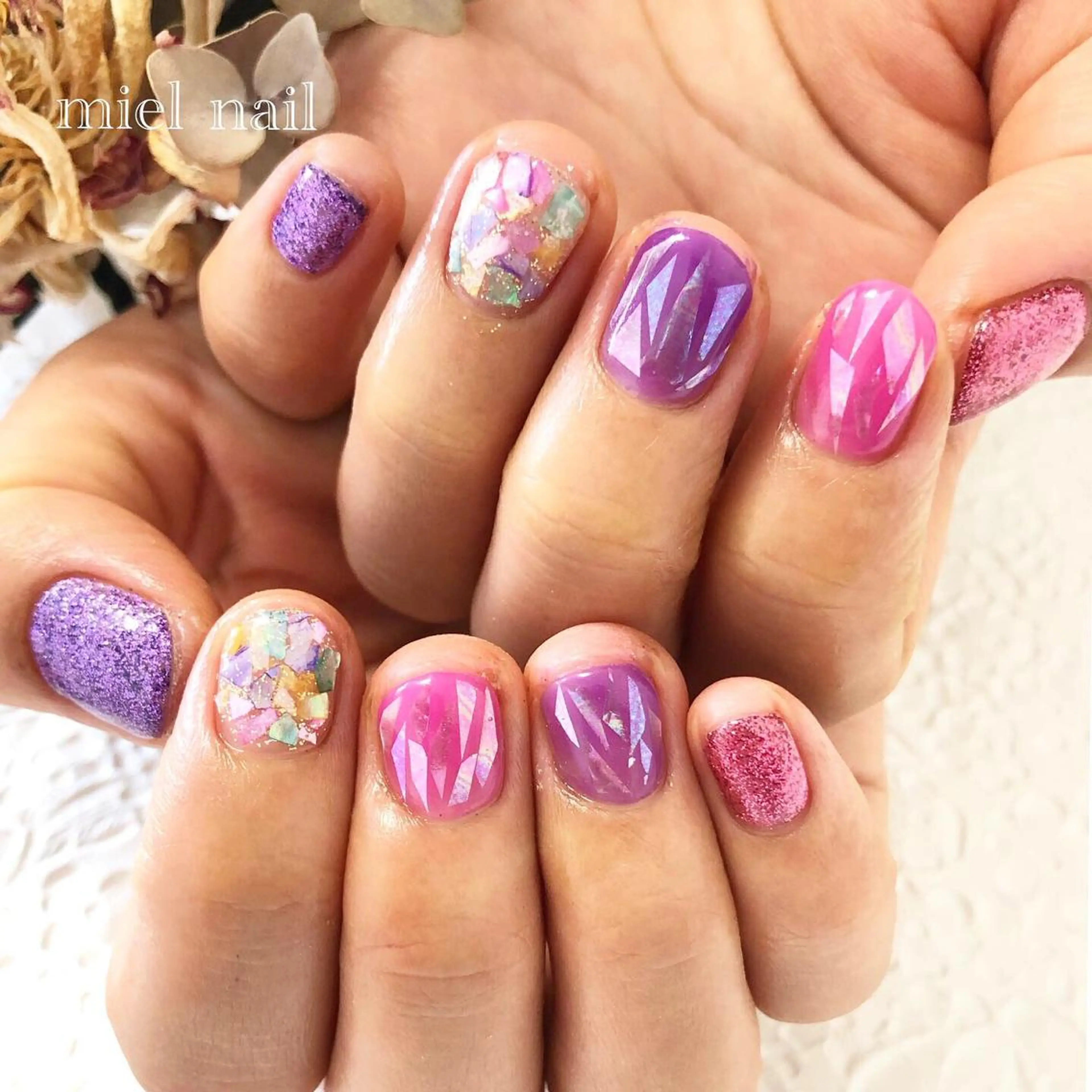 ネイル ハンドネイル miel nailのネイルデザイン