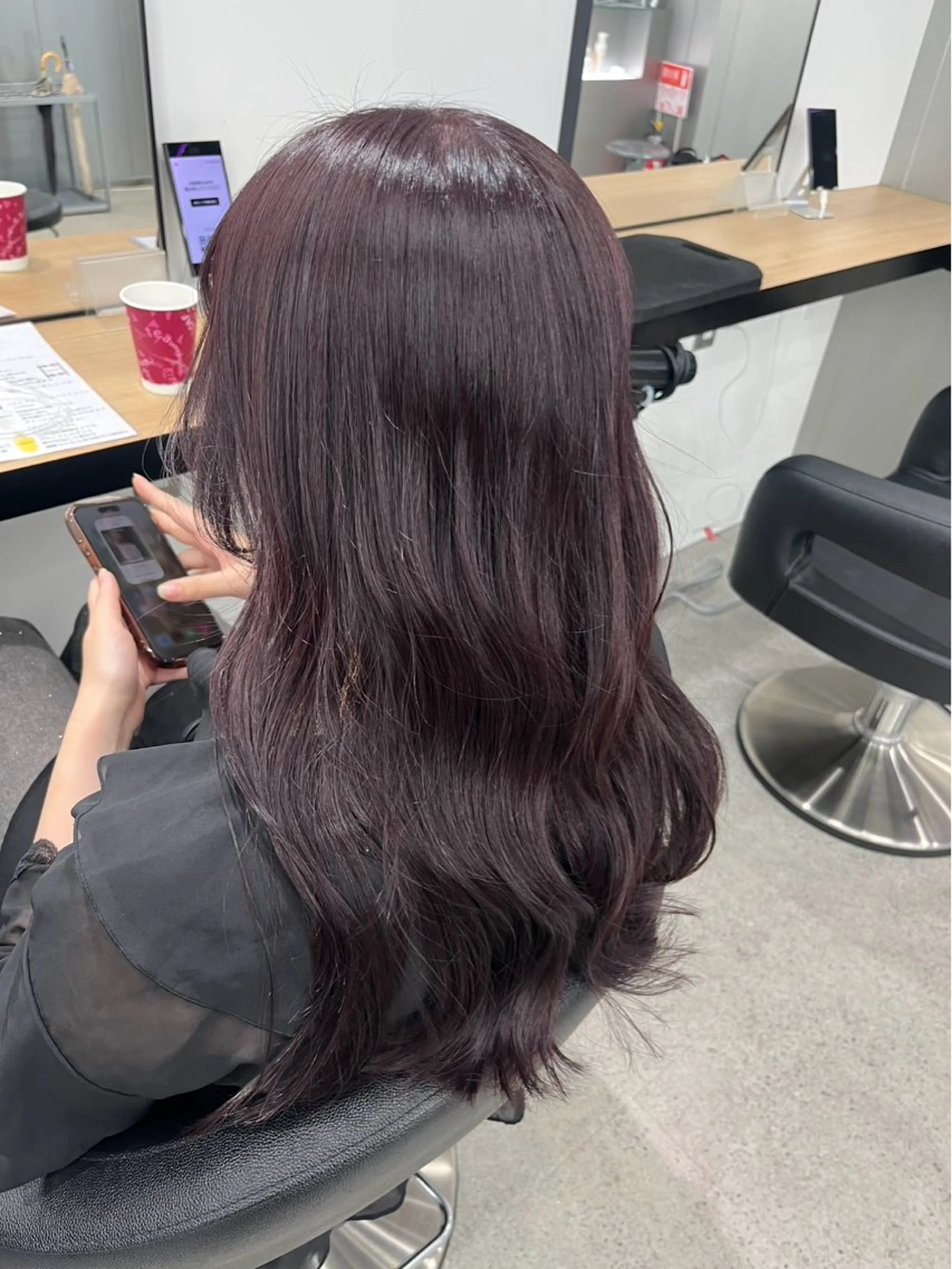 ロング ヘアカラー miku/ラベンダー 透明感カラー🪻❤︎のヘアスタイル
