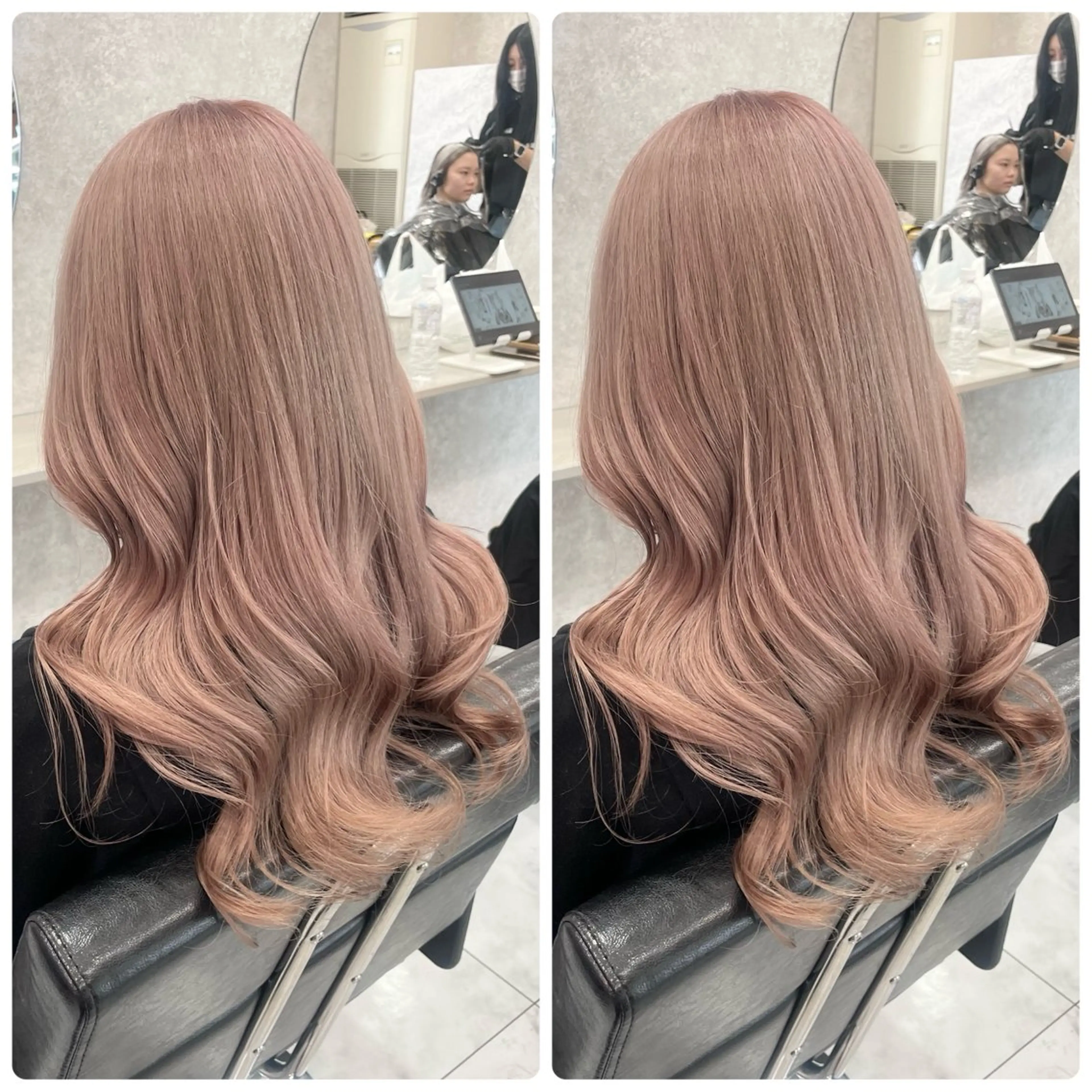 セミロング 🦋ハイトーン🦋 石山 希理🦋のヘアスタイル