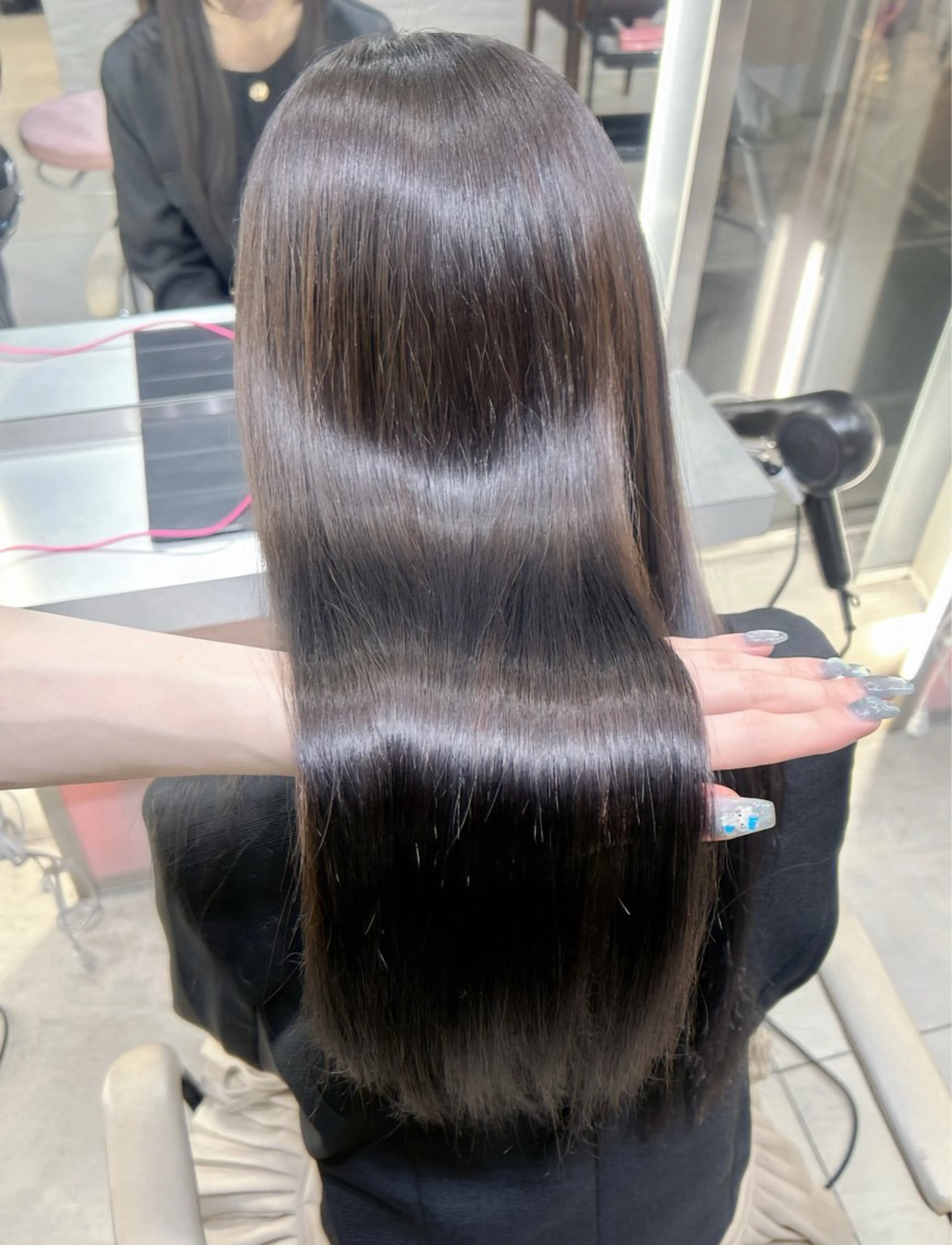 セミロング パーマ 縮毛矯正 ストレートパーマ 縮毛矯正 トリートメント 池袋/髪質改善/ 縮毛矯正💙KOKIのヘアスタイル