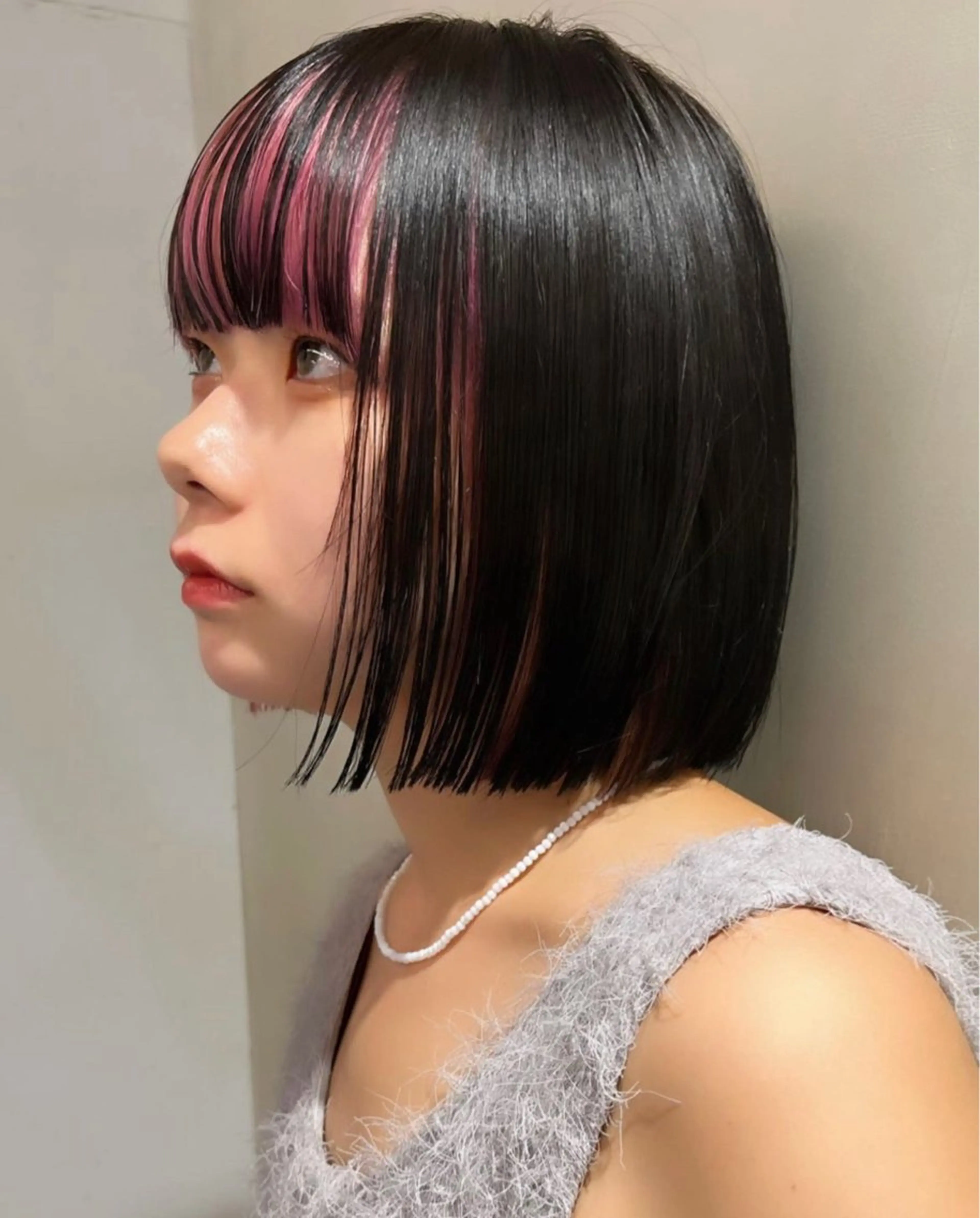 カラー インナーカラー ピンクカラー 平川りゅうせい カットモデル募集中のヘアスタイル