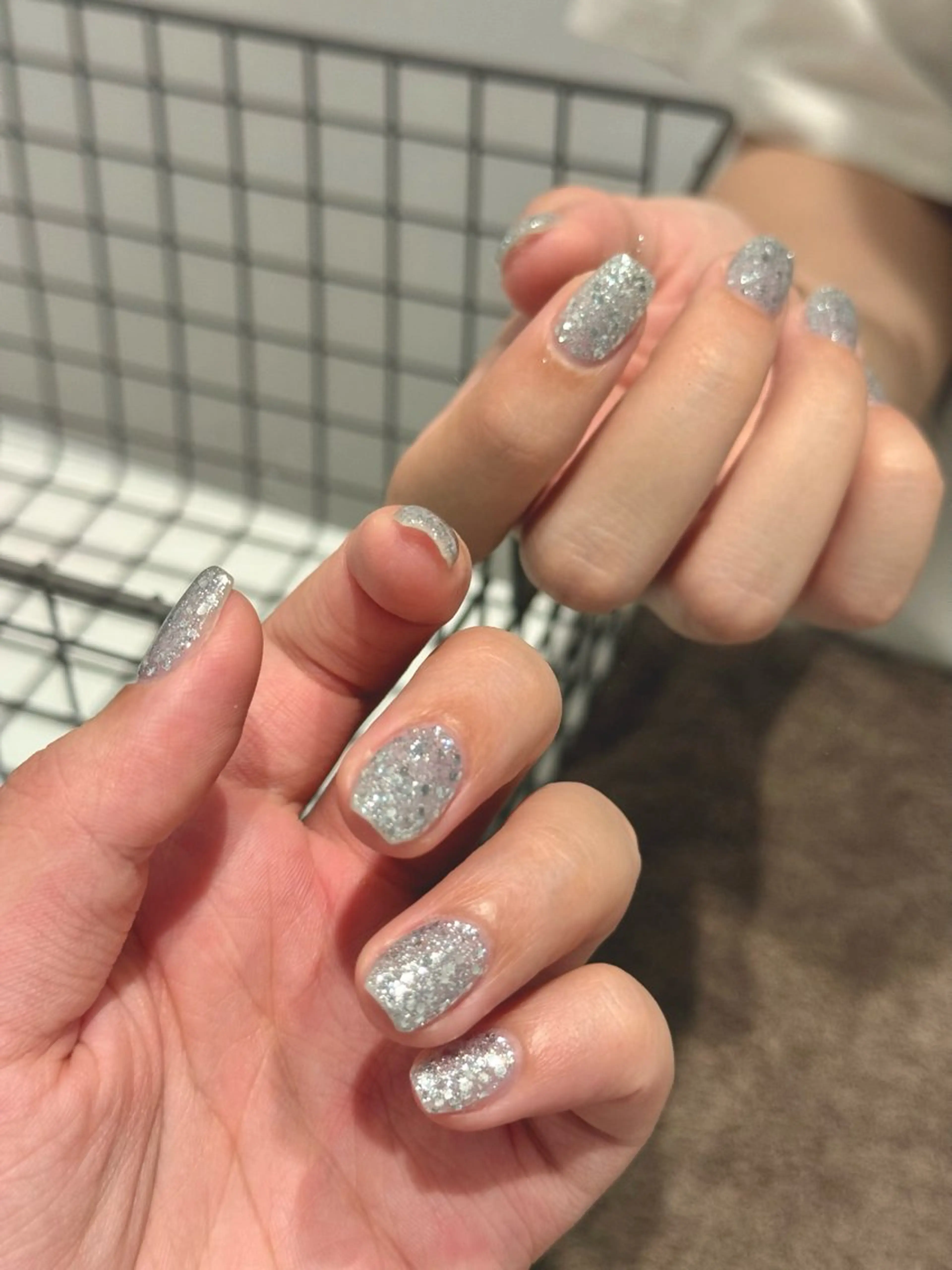 ネイル ジェルネイル 氷ネイル・うるうるネイル 韓国ネイル ラメ(グリッター) ミラーネイル ニュアンスネイル 💅🏻yuuiのネイルデザイン