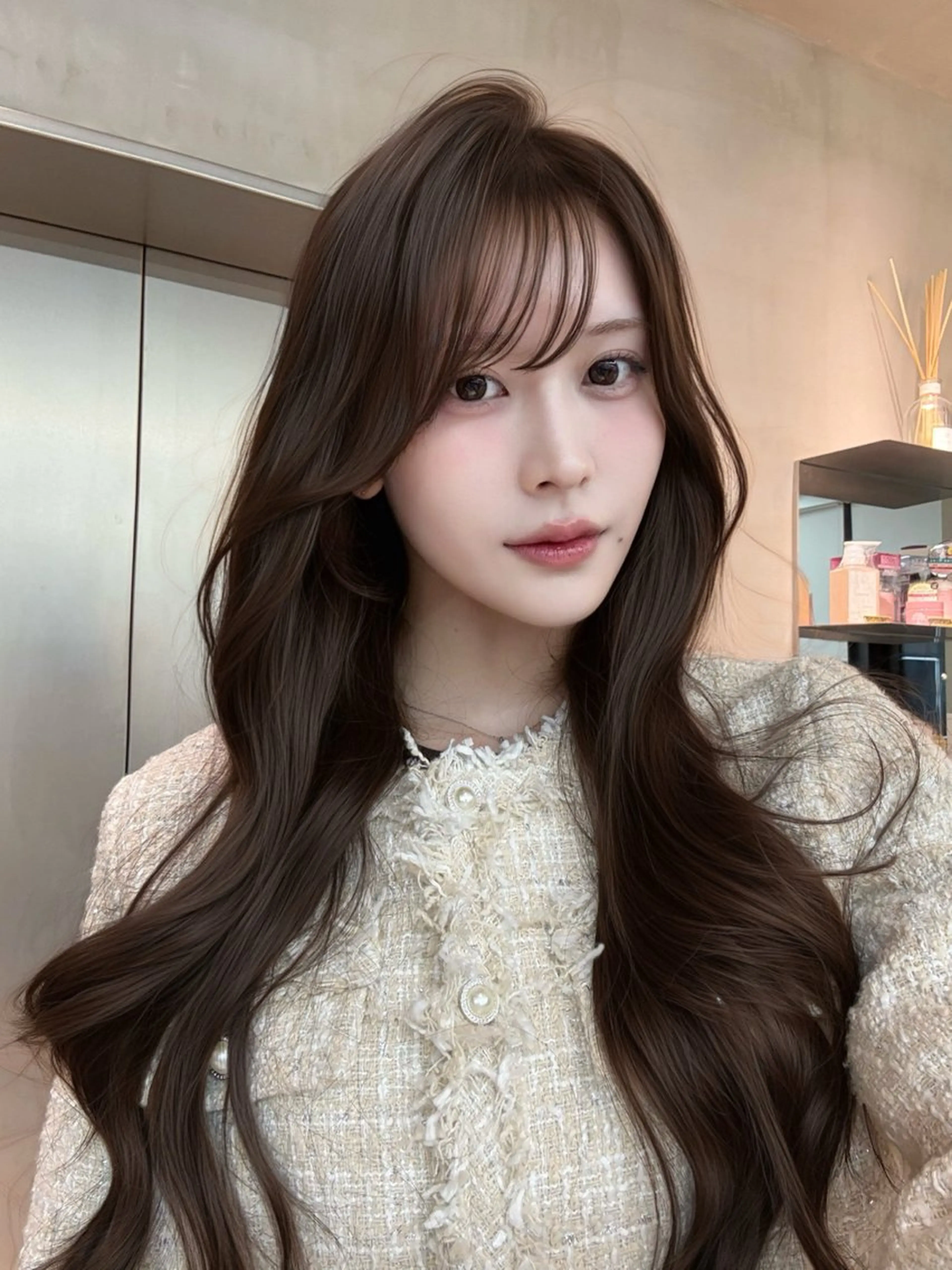 ロング 韓国ヘア/レイヤー Londエレンのヘアスタイル