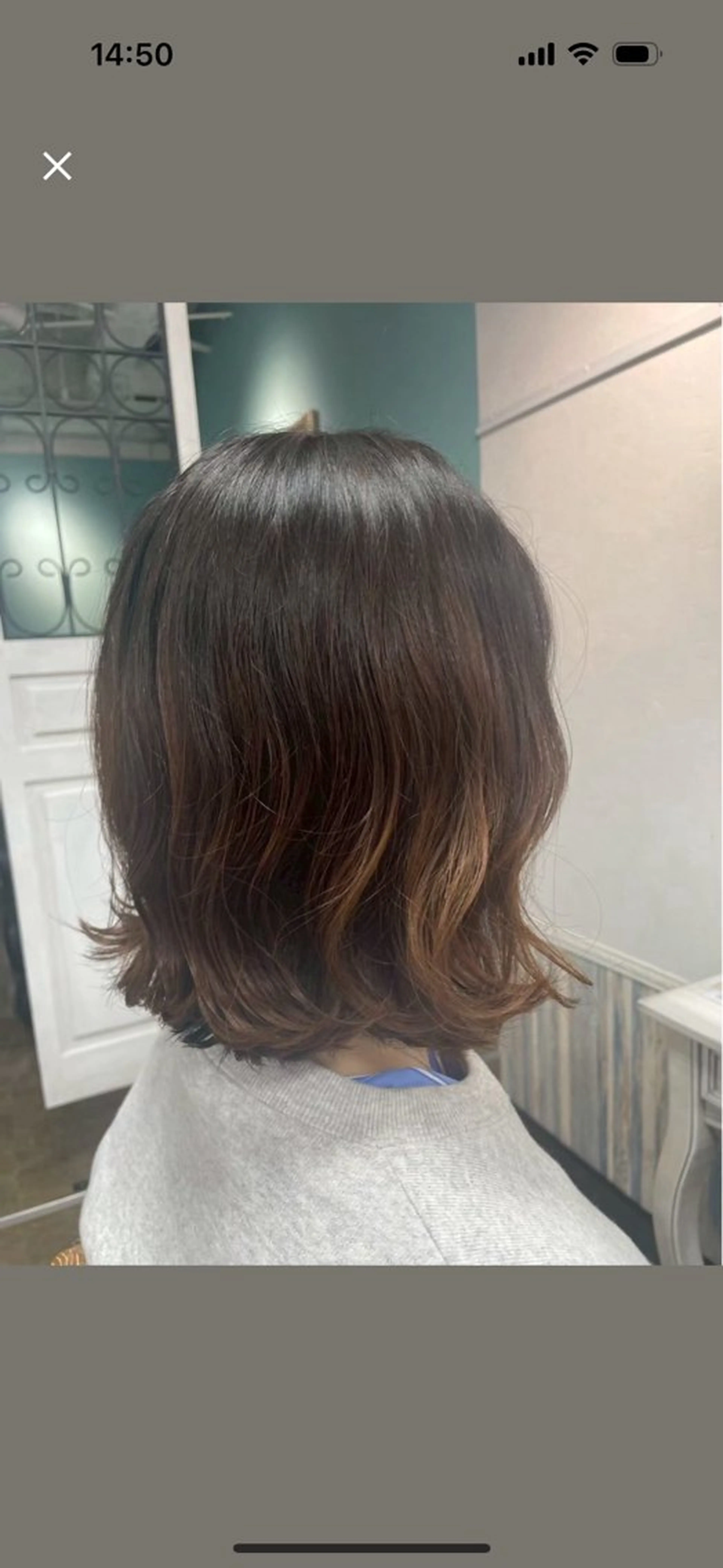 ミディアム ボブ 外ハネヘア カット パーマ 🏵️tico@ Risa🏵️のエステ・リラクイメージ