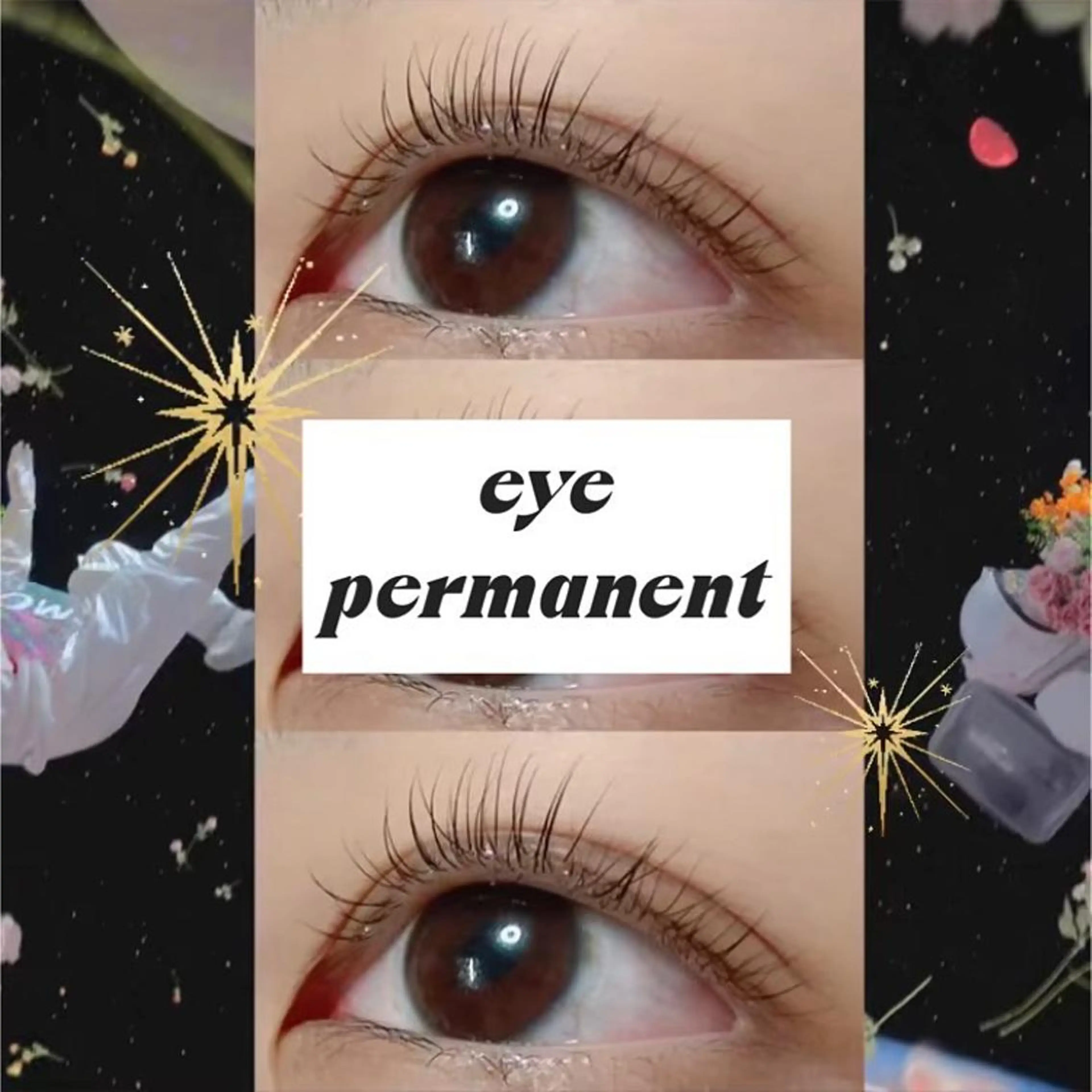 マツエク・マツパ フラットラッシュ 韓国風マツエク ナチュラル まつげパーマ 一重×まつ毛パーマ orihara𐙚 まつげパーマ/眉毛のマツエク・マツパデザイン