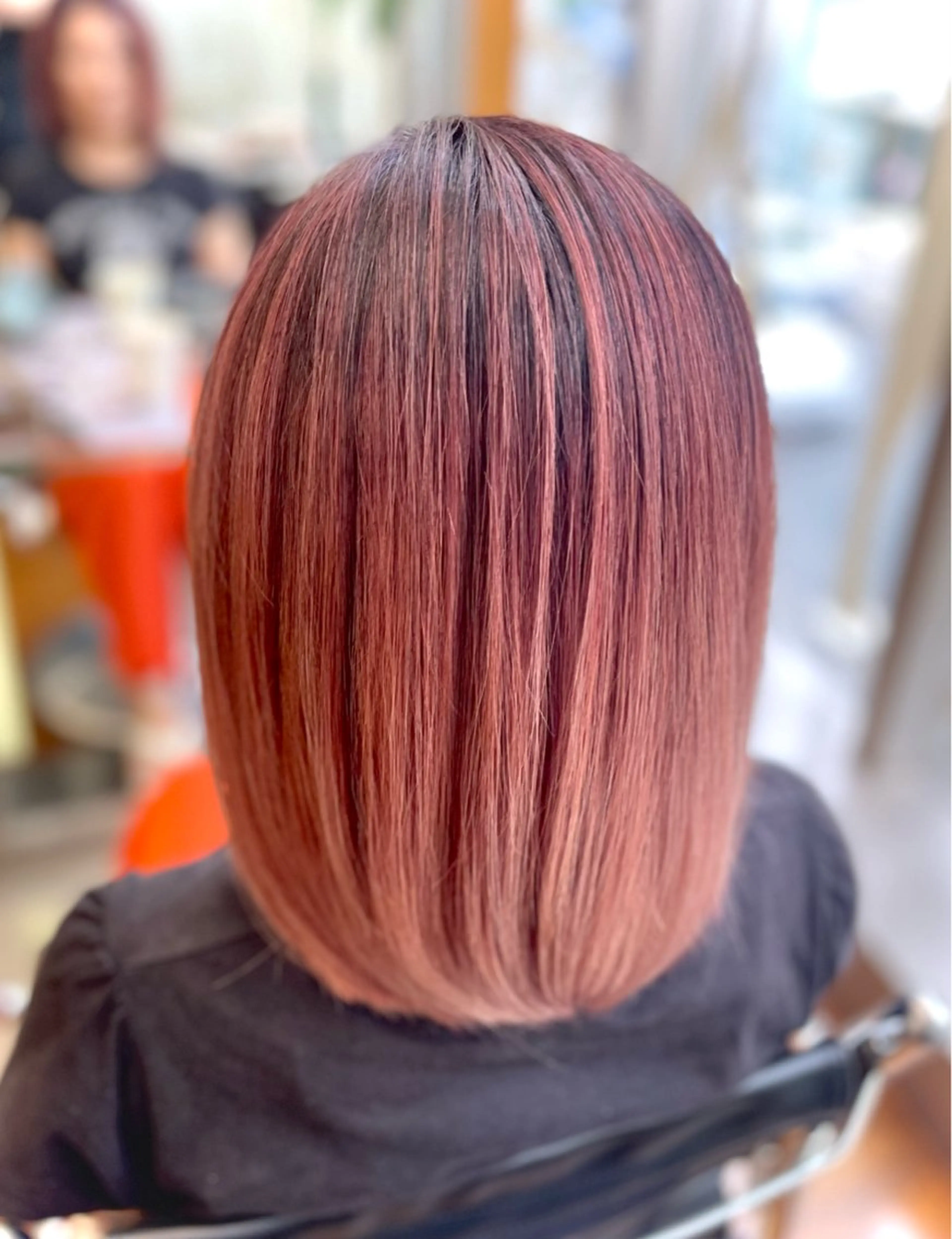 ショート バレイヤージュ⭐️ 栄/舩木裕矢のヘアスタイル