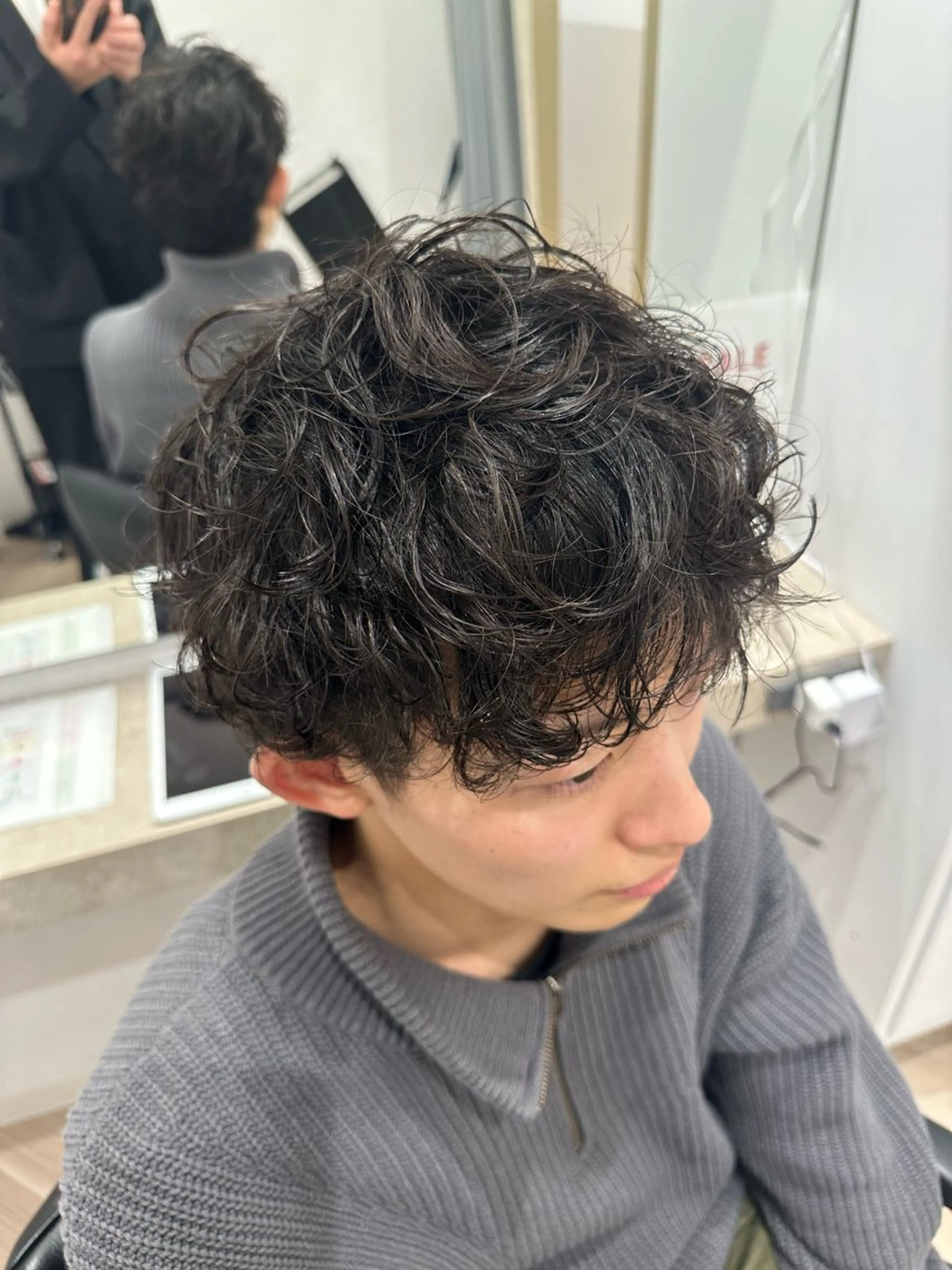 パーマ メンズ メンズパーマ メンズカット/石川のヘアスタイル