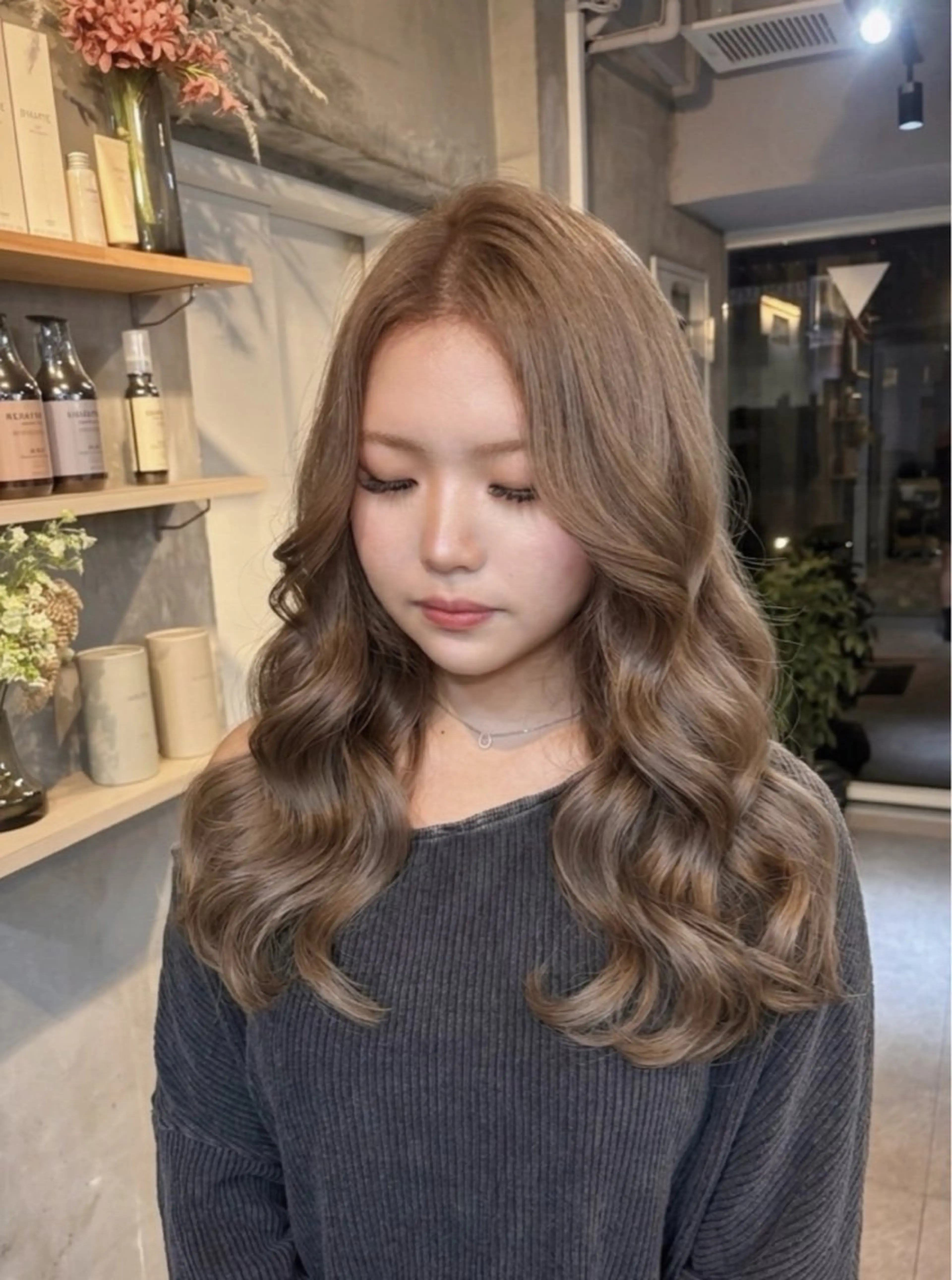 ロング カラー ヘアカラー トリートメント 心斎橋難波/カラー ココロのヘアスタイル