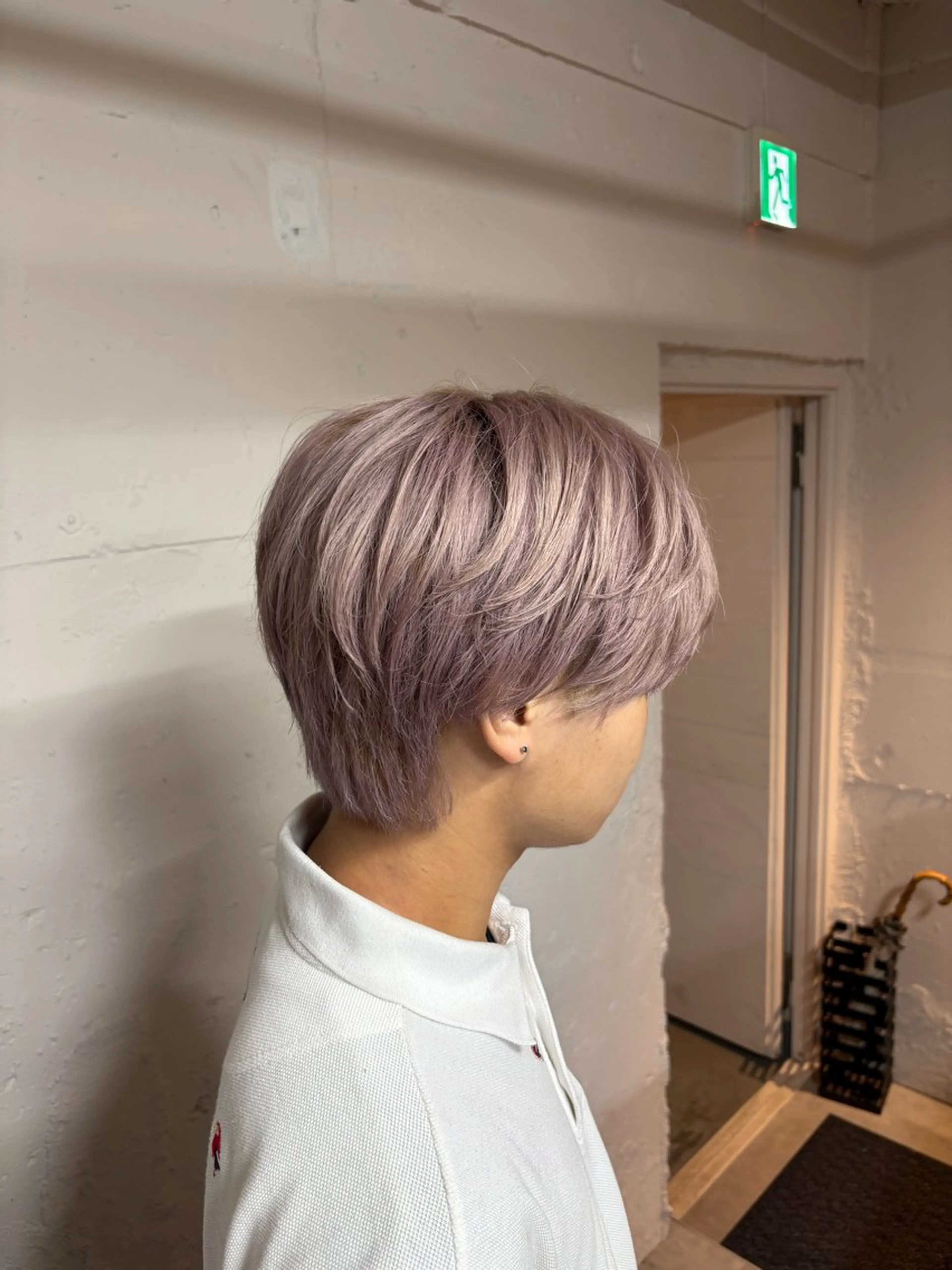 ショート ヘアカラー トリートメント tokute 中野真咲🐺のヘアスタイル