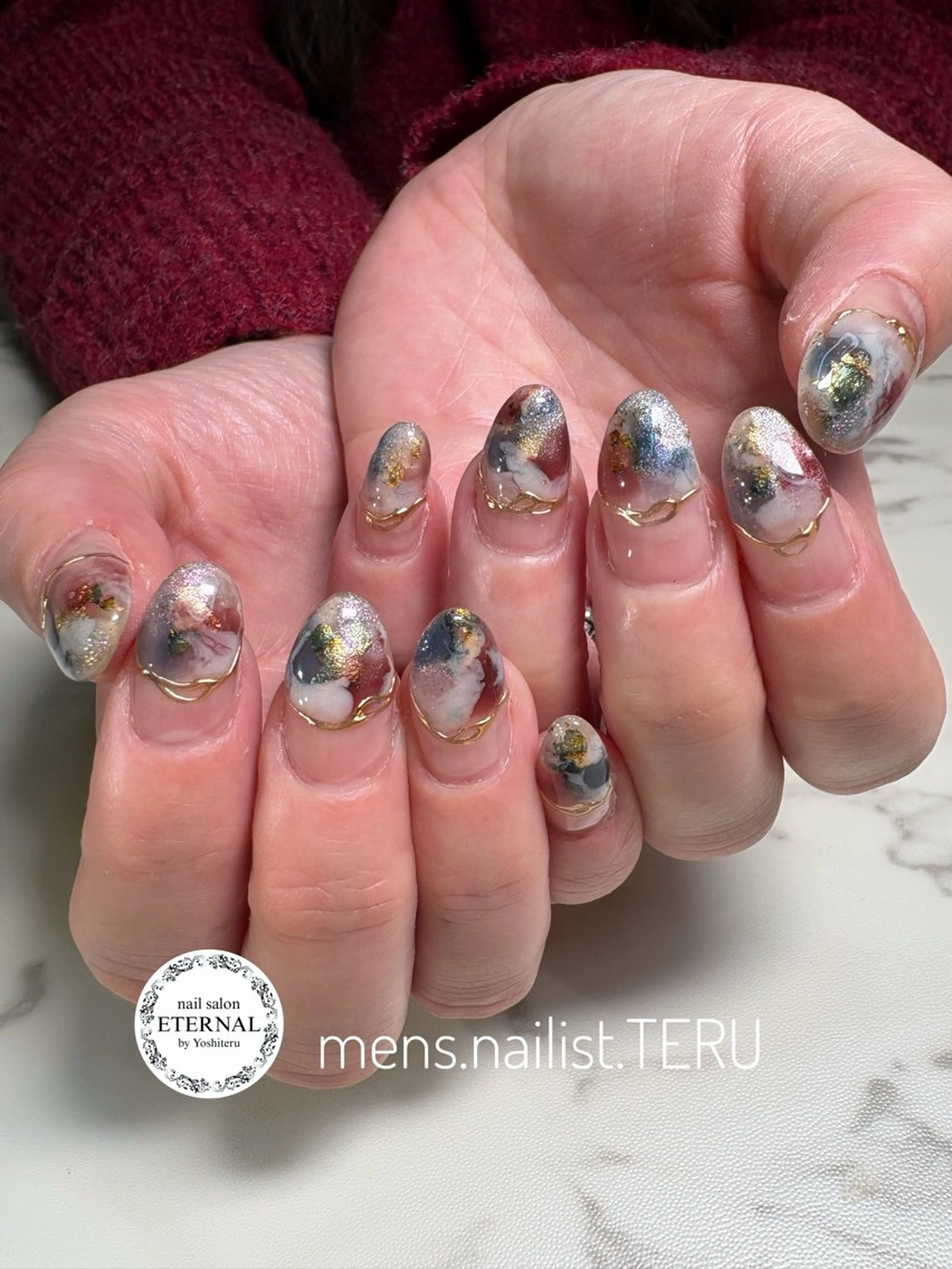 ネイル ニュアンスネイル ハンドネイル nailsalon ETERNALのネイルデザイン