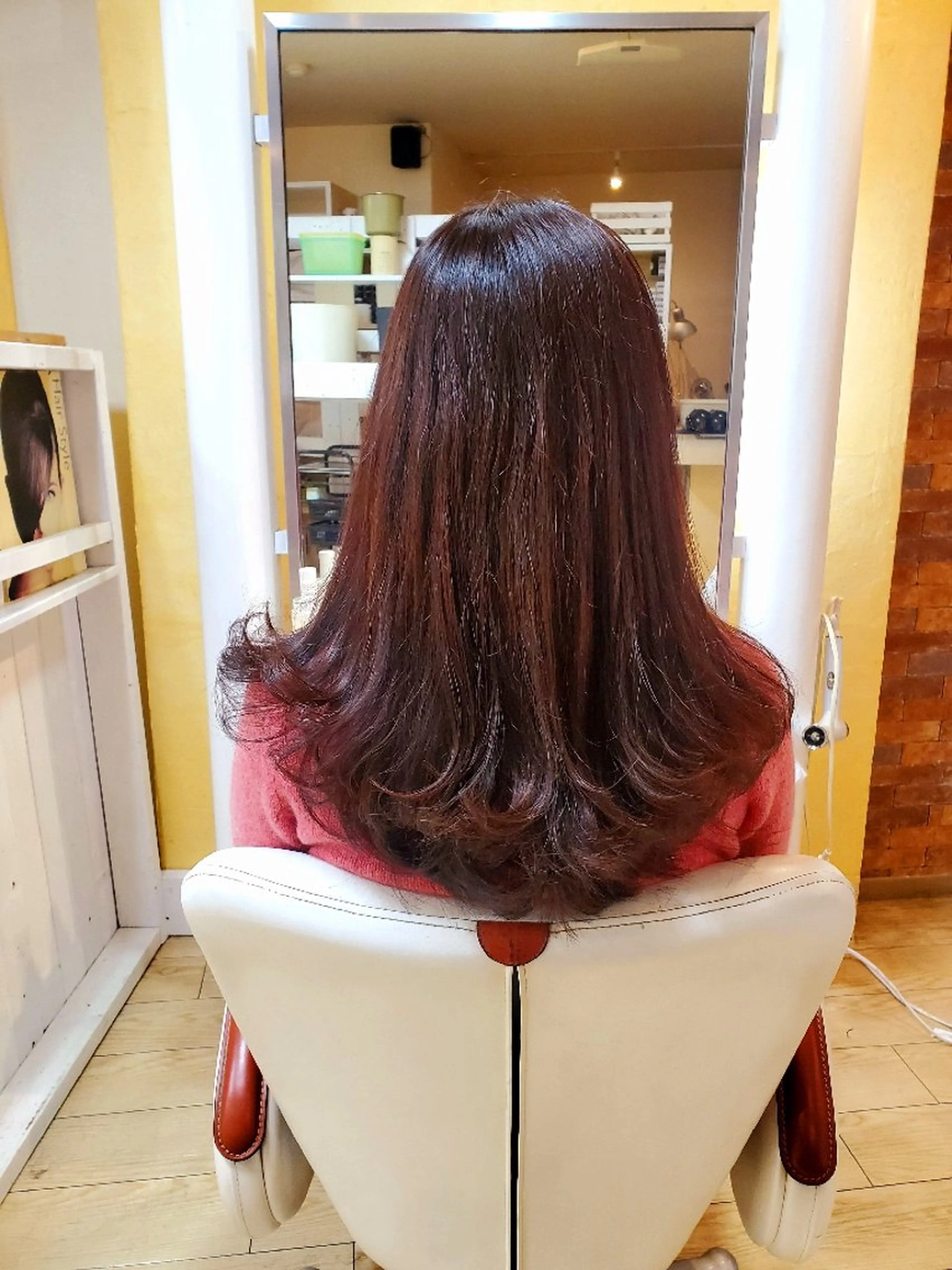 ロング パーマ 田中 牧子のヘアスタイル