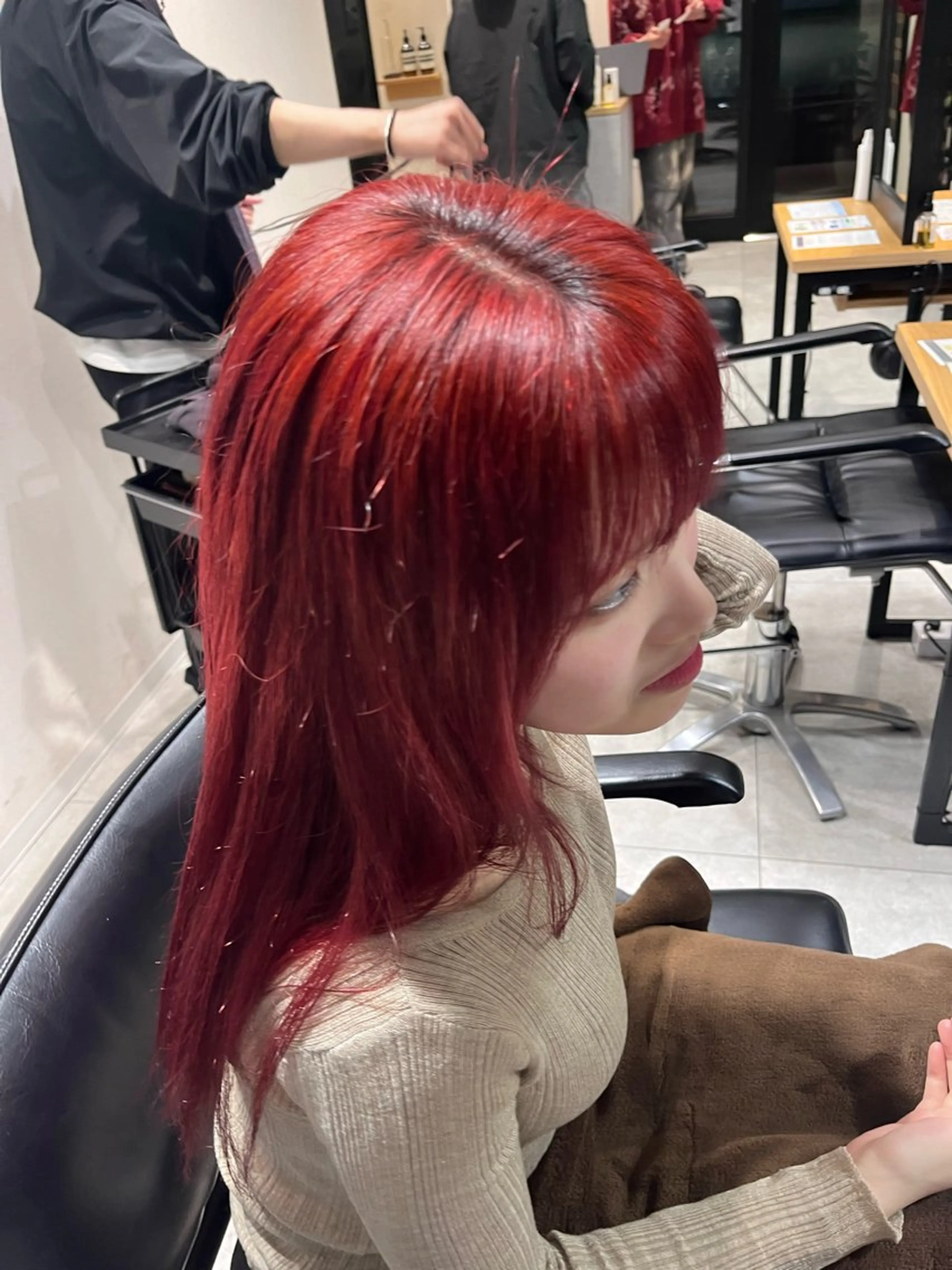 【デフォルトでケアブリーチ使用❗️】ブリーチ & カラー ☄️の写真