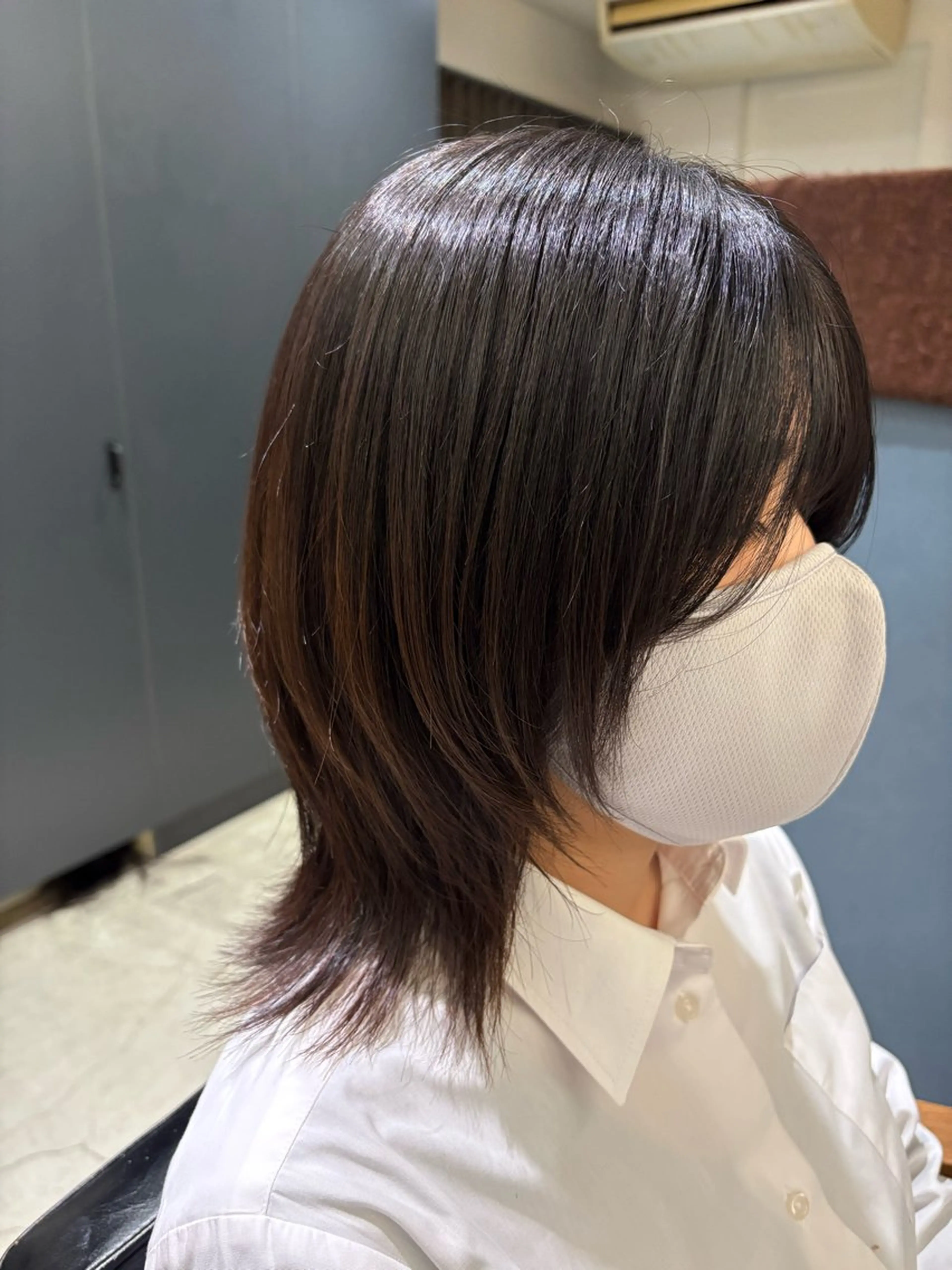 ミディアム カット 寺本 心のヘアスタイル