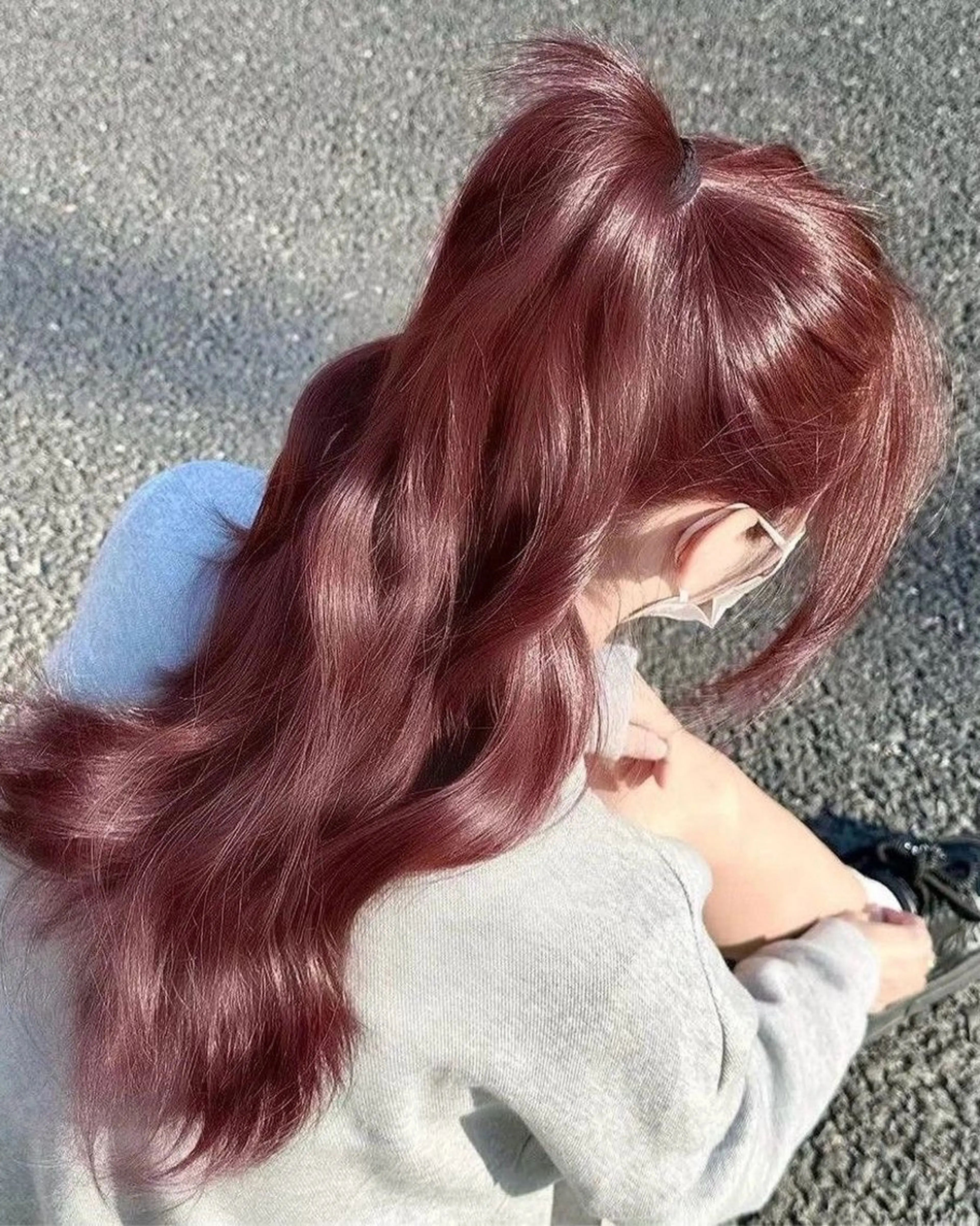 ロング カラー 越智 海斗のヘアスタイル