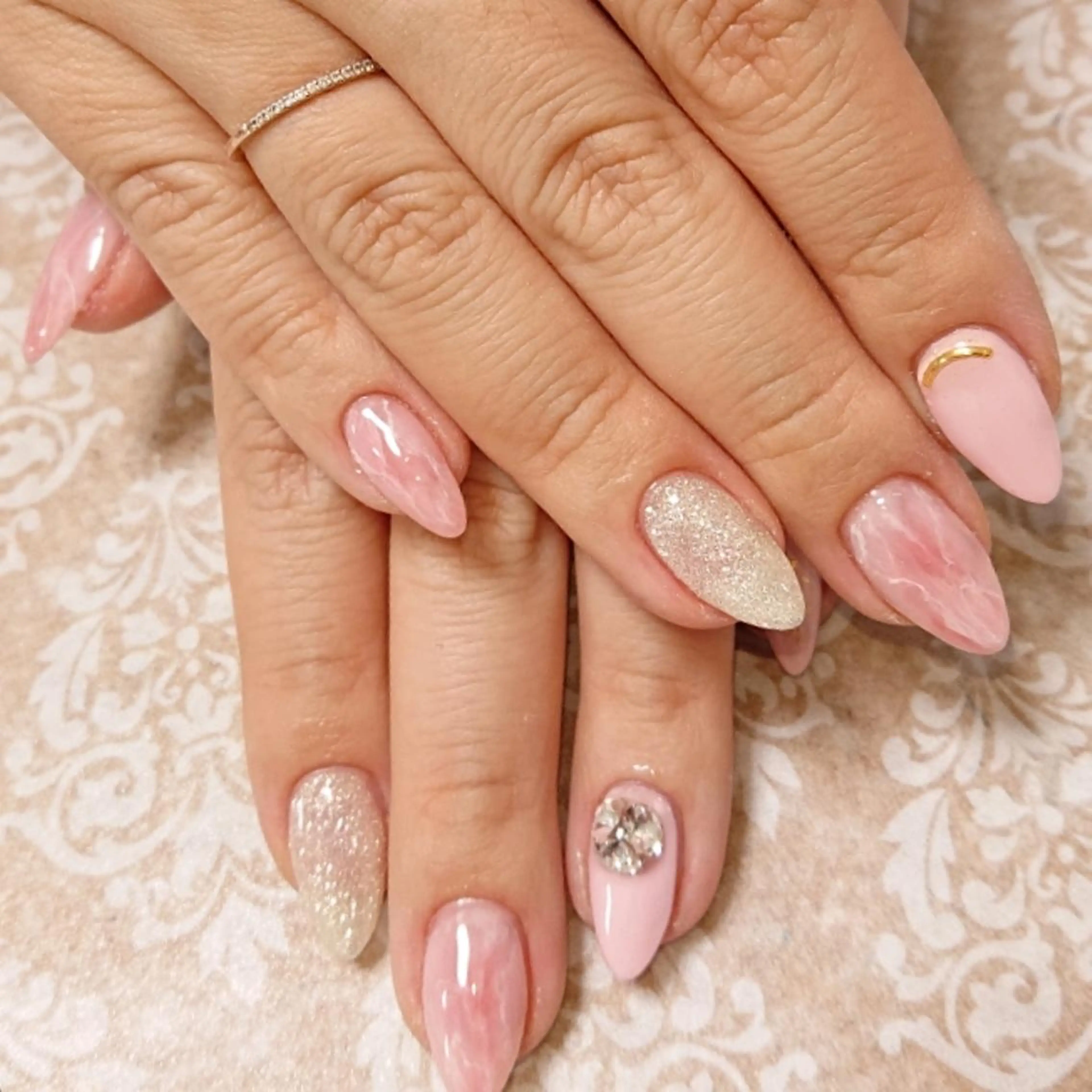 ネイル 大理石ネイル(マーブル) JEWEL nailのネイルデザイン