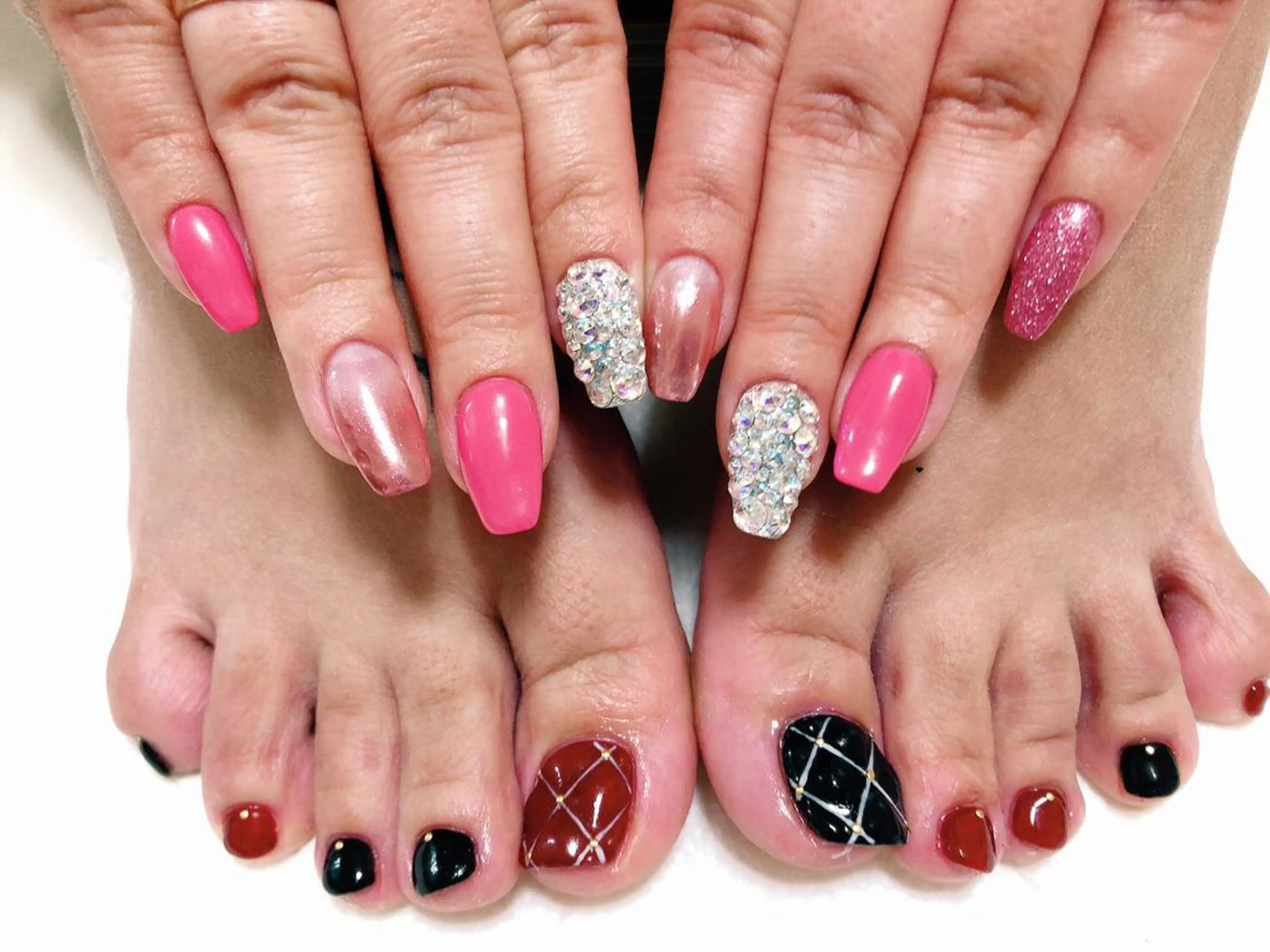 ネイル ハンドネイル フットネイル しば まなみのネイルデザイン