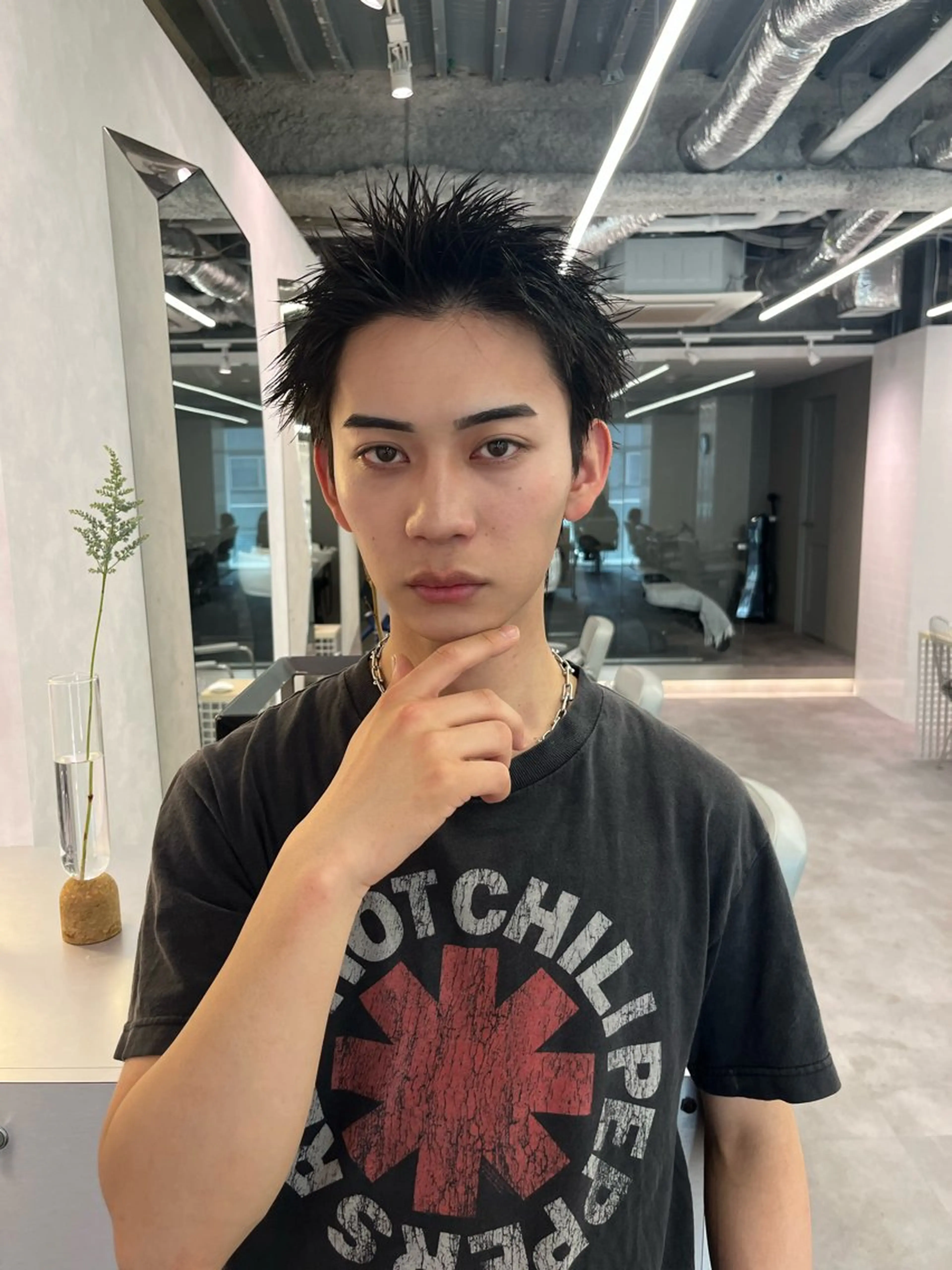 メンズ スパイキーショート カット メンズ特化美容師 水野友貴のヘアスタイル