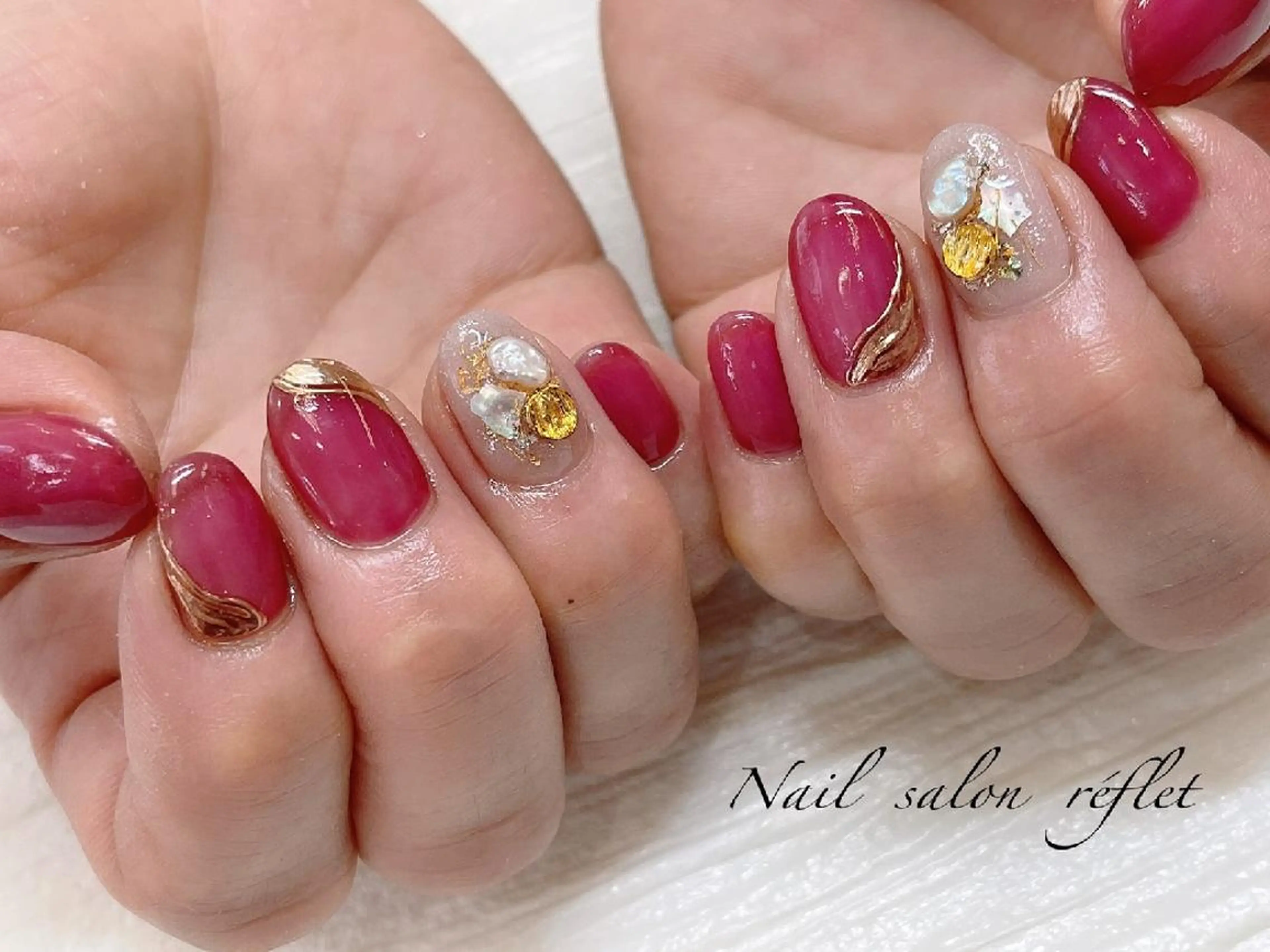 ネイル ハンドネイル Nailsalon Lebelのネイルデザイン