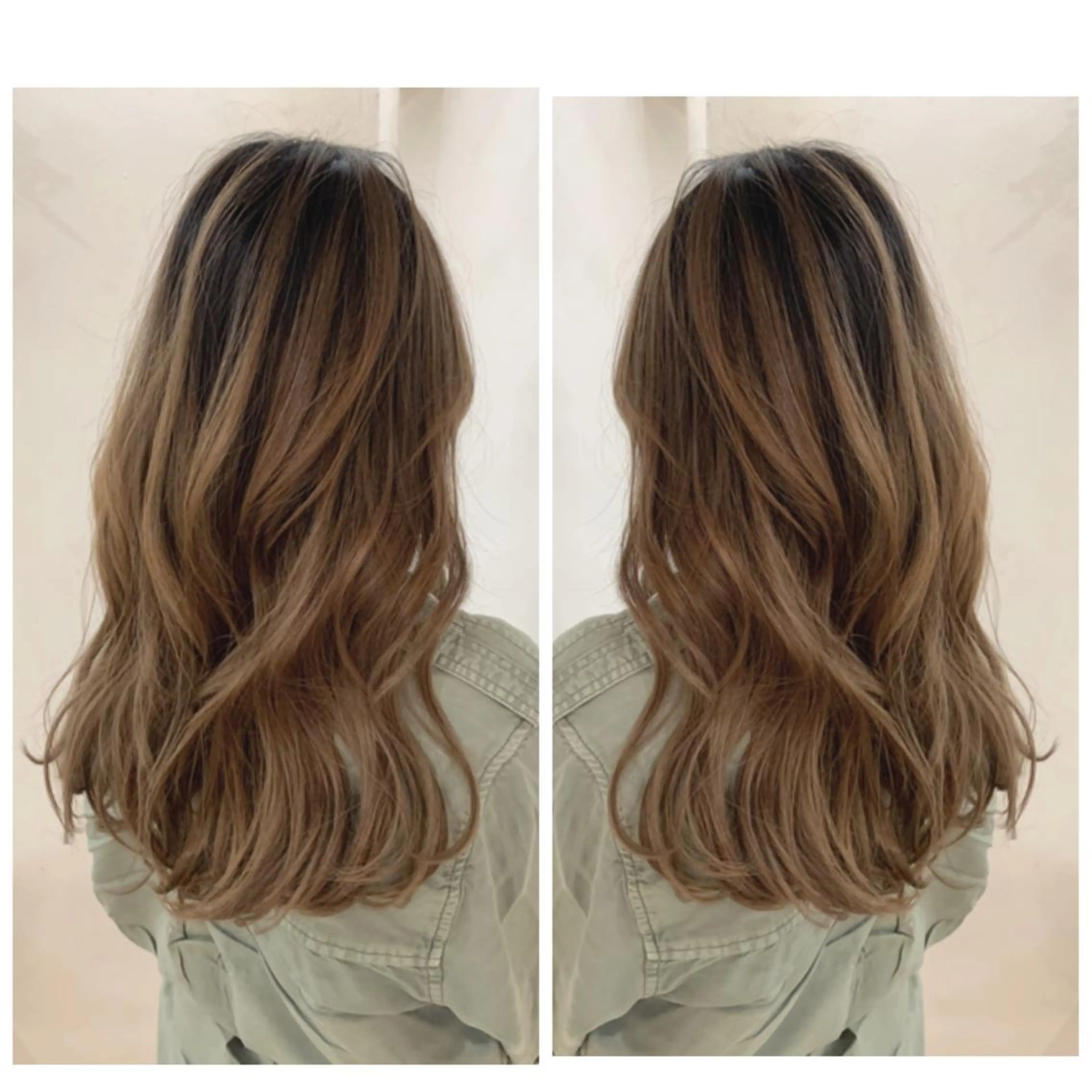 ロング カラー カット ヘアカラー トリートメント 京都大人女性ショート 徒歩1分/秋山のヘアスタイル