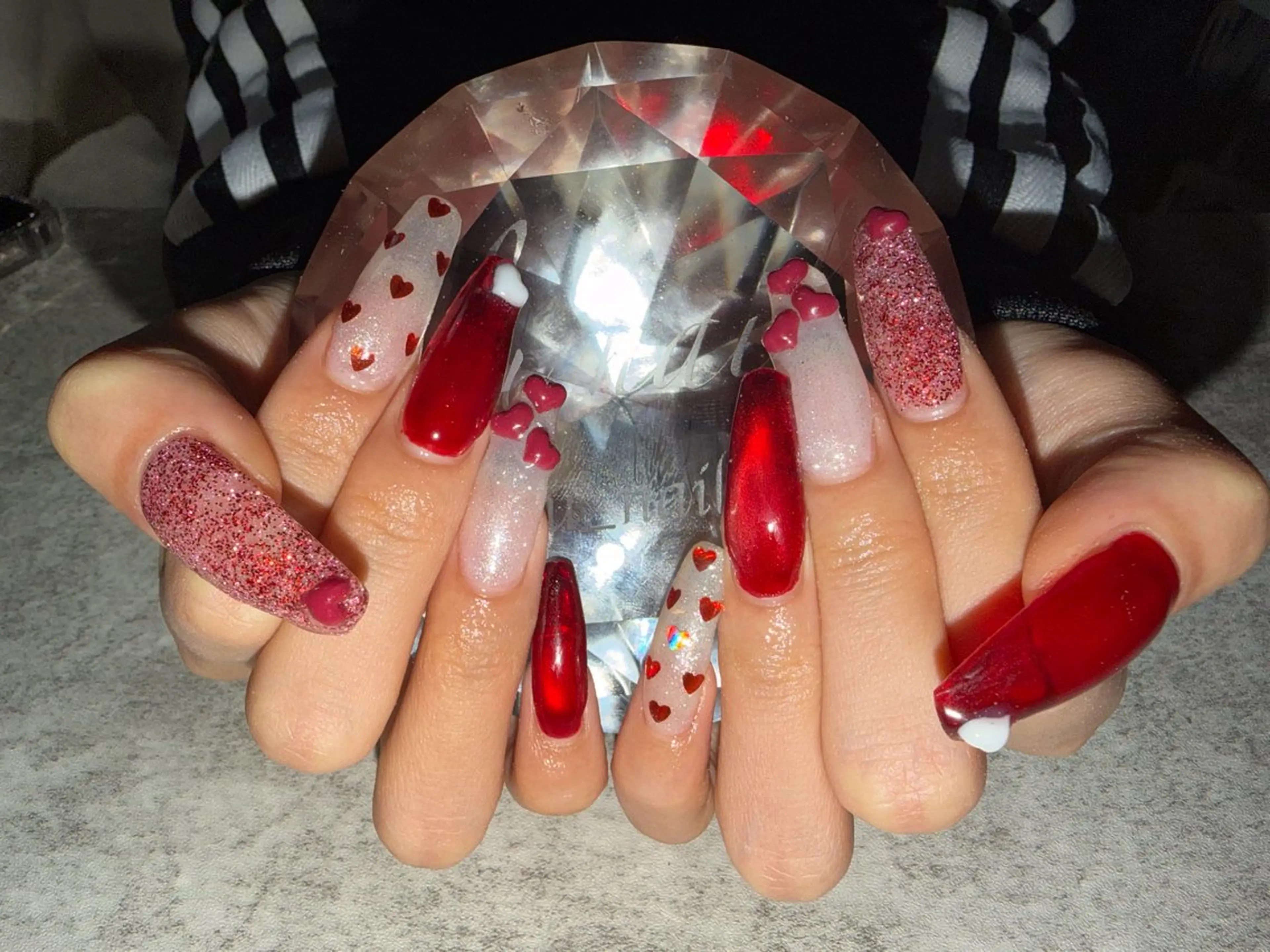 ネイル 持ち込み ネイルチップ 佐野 愛美のネイルデザイン