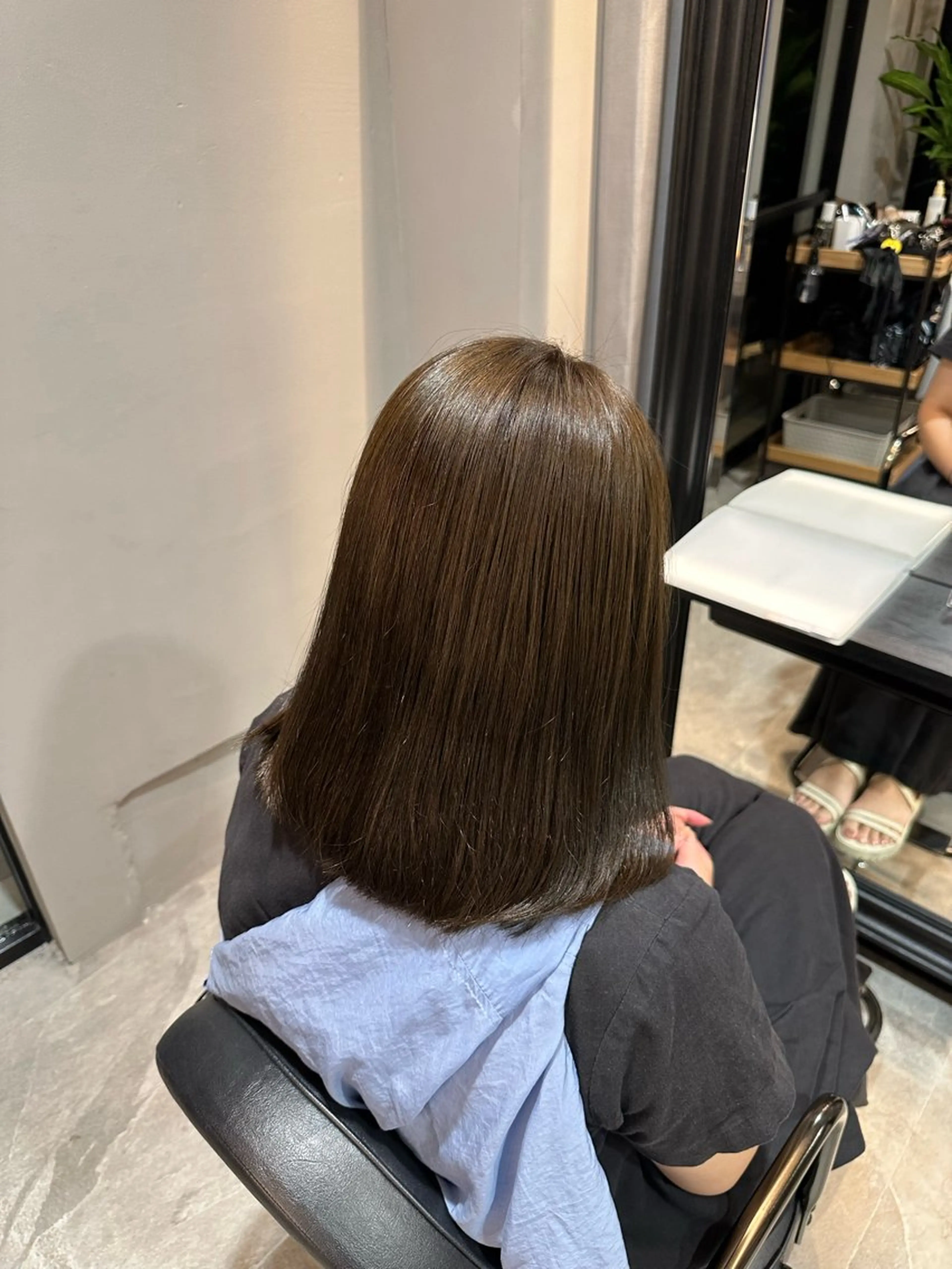 カラー ブリーチ ダブルカラー ハイトーンカラー ブリーチなしカラー レイヤーカット/ 透明感カラー/ きよのヘアスタイル