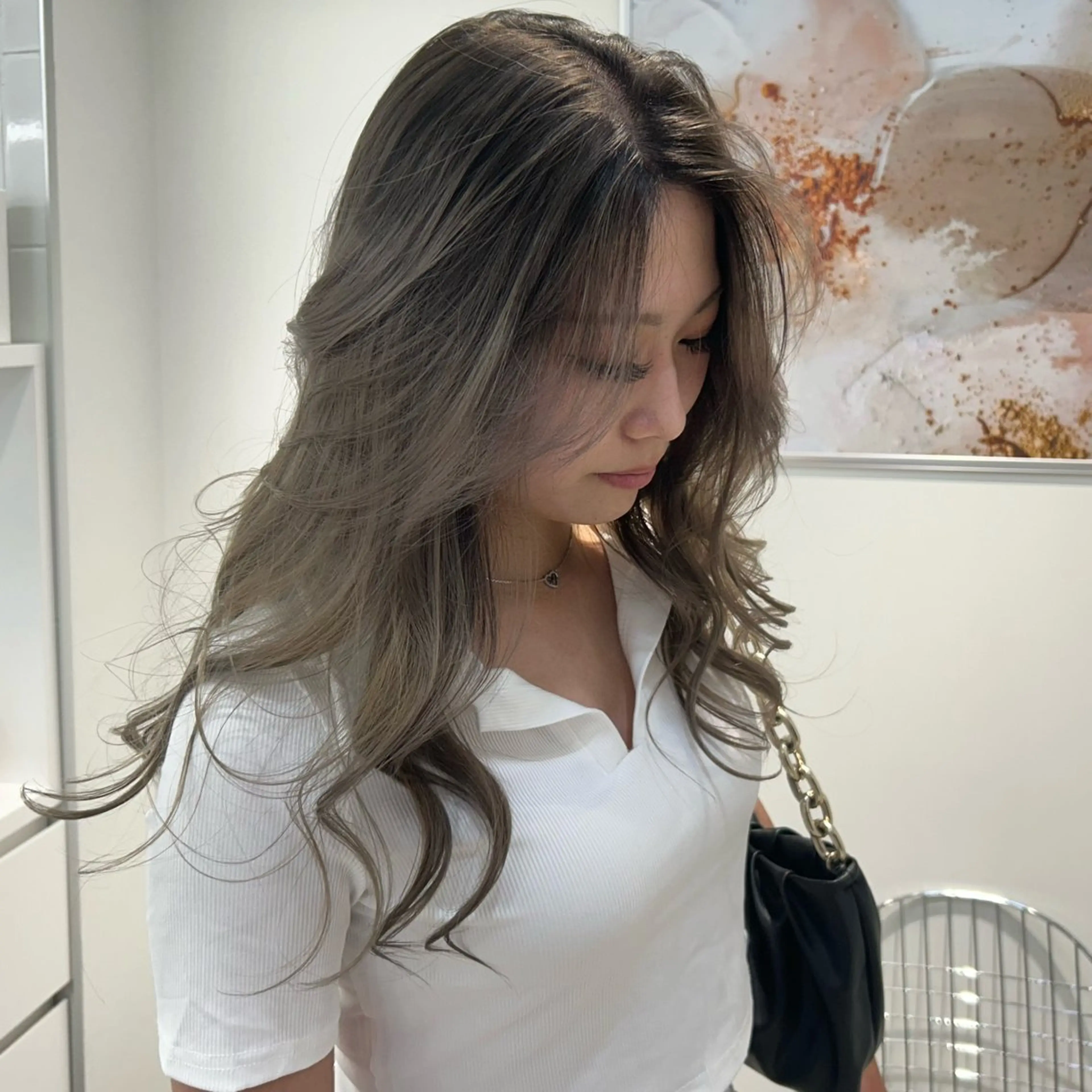 ロング ✨レイヤーカット 海外ヘア/原宿✨のヘアスタイル