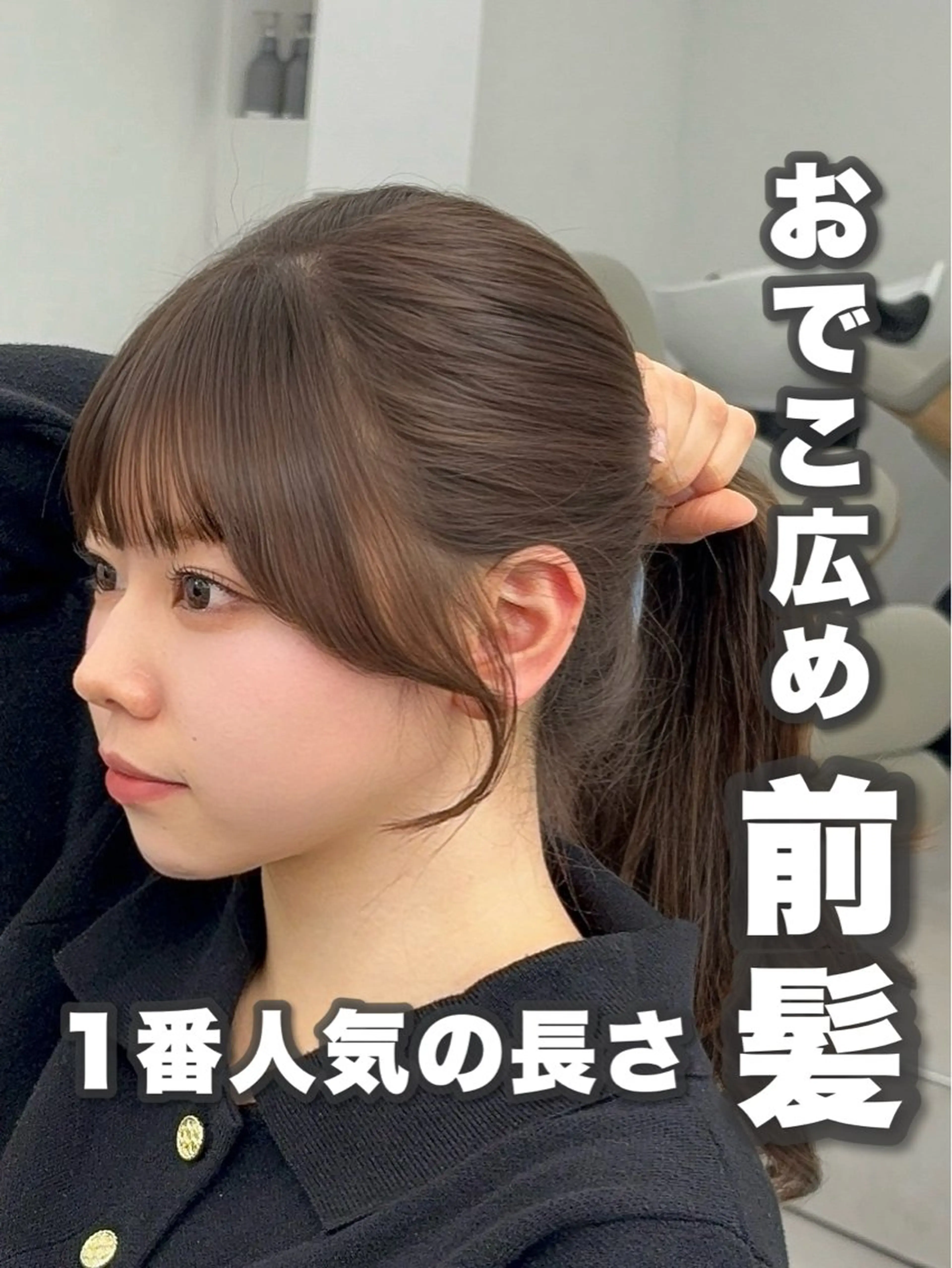 ロング カラー レイヤーカット 小顔カット カット ヘアカラー トリートメント 韓国ヘア/レイヤー/ 顔まわり足立遥奈のヘアスタイル