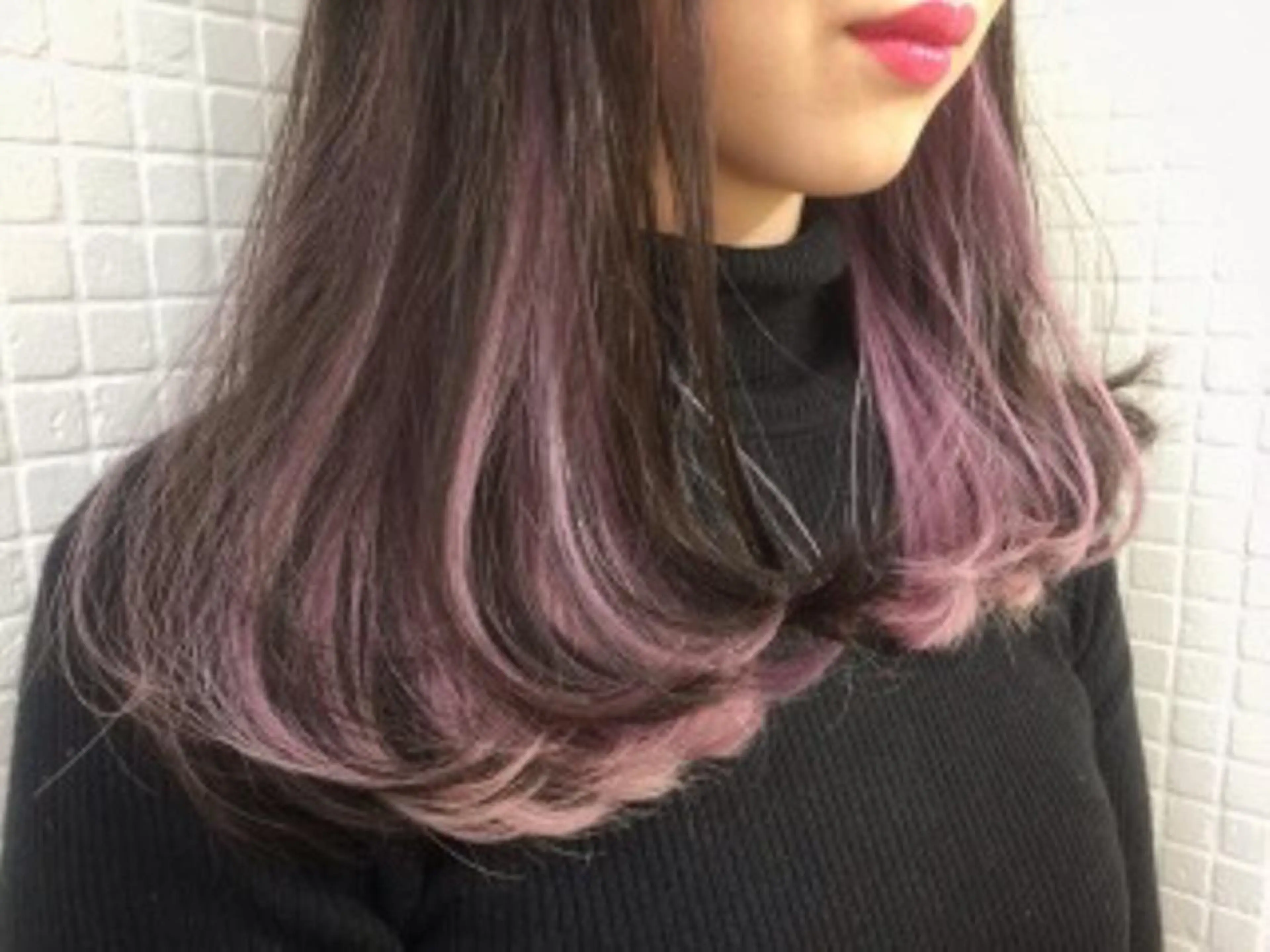 セミロング 松戸　レイヤーカット 野口　康太郎のヘアスタイル