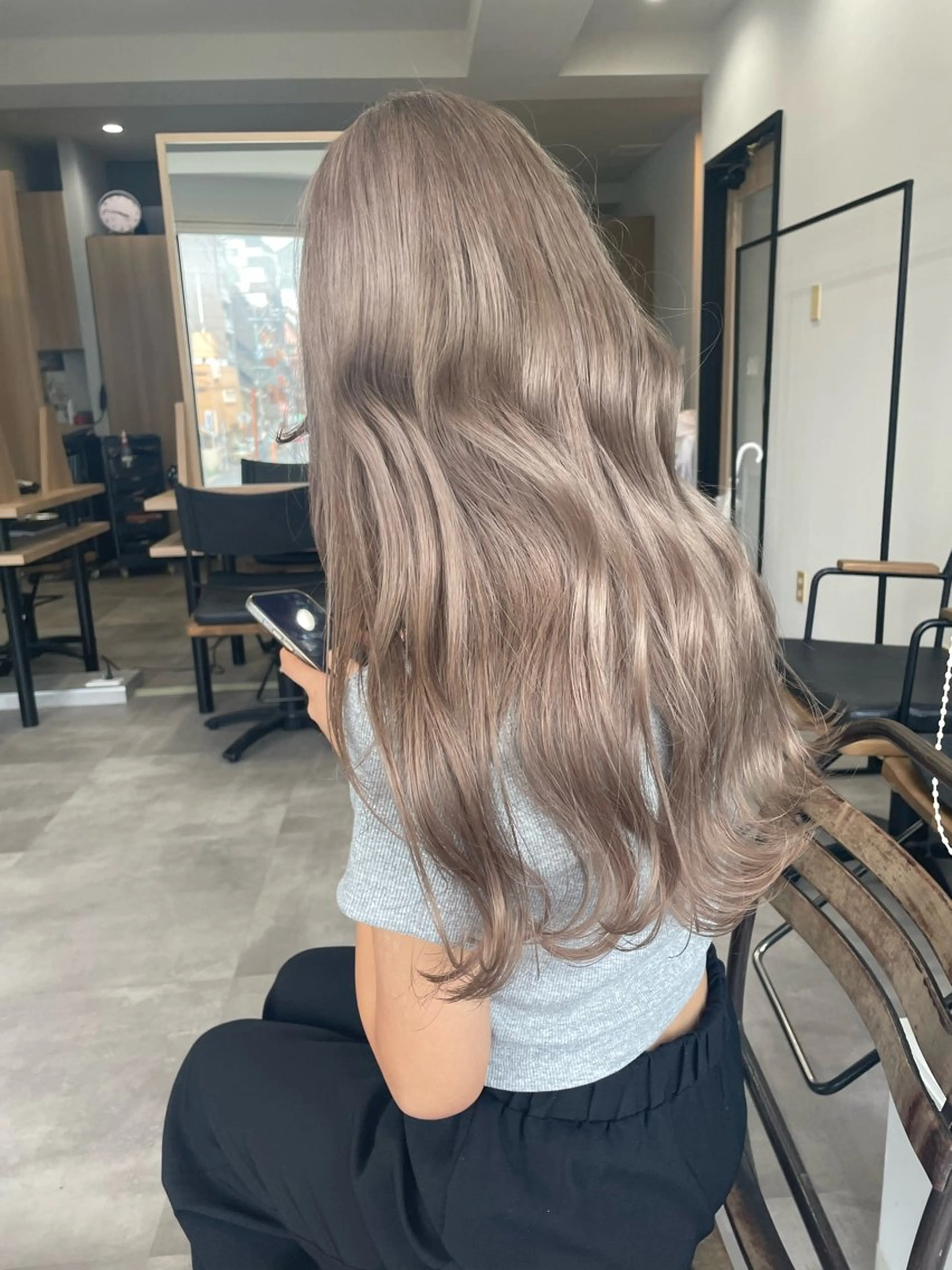 ロング カット ヘアカラー 山浦司颯‪/ カラー/レイヤーのヘアスタイル