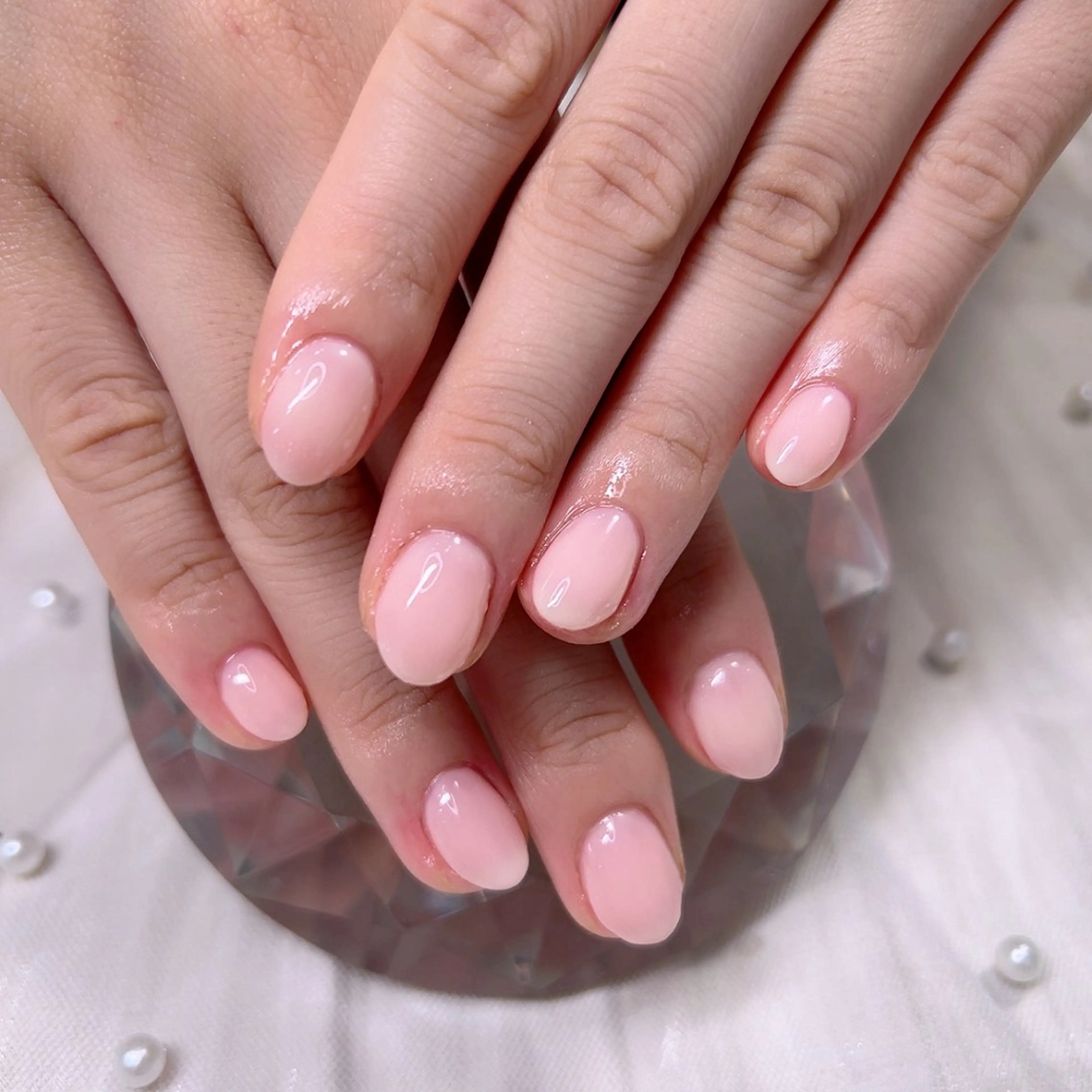 ネイル クリアネイル オフィスネイル シンプルネイル Cute Tips nailのネイルデザイン