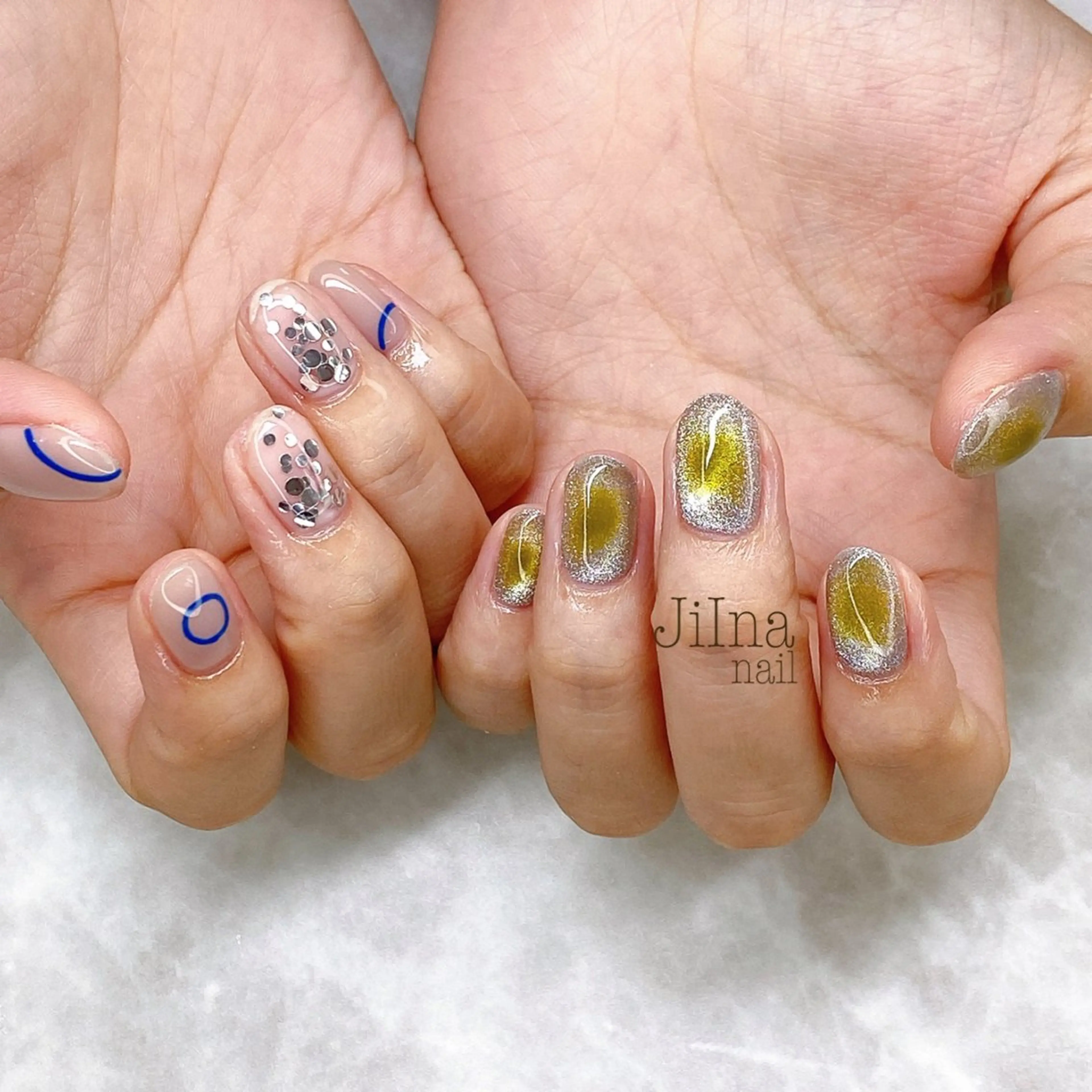 ネイル 持ち込み JiIna nailのネイルデザイン