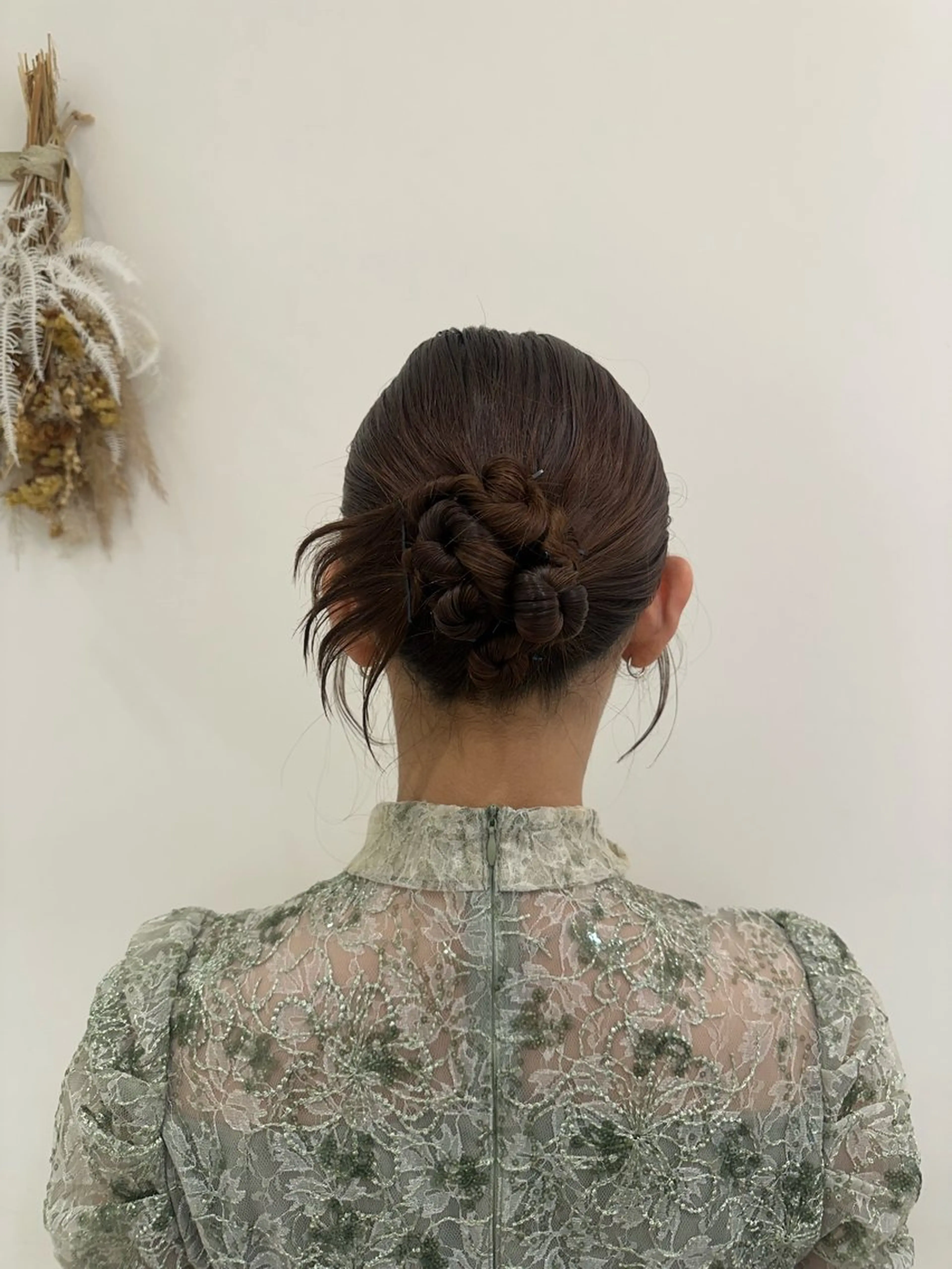 ロング カラー ヘアアレンジ タイトボブ個性派カラ ーAKANEのヘアスタイル