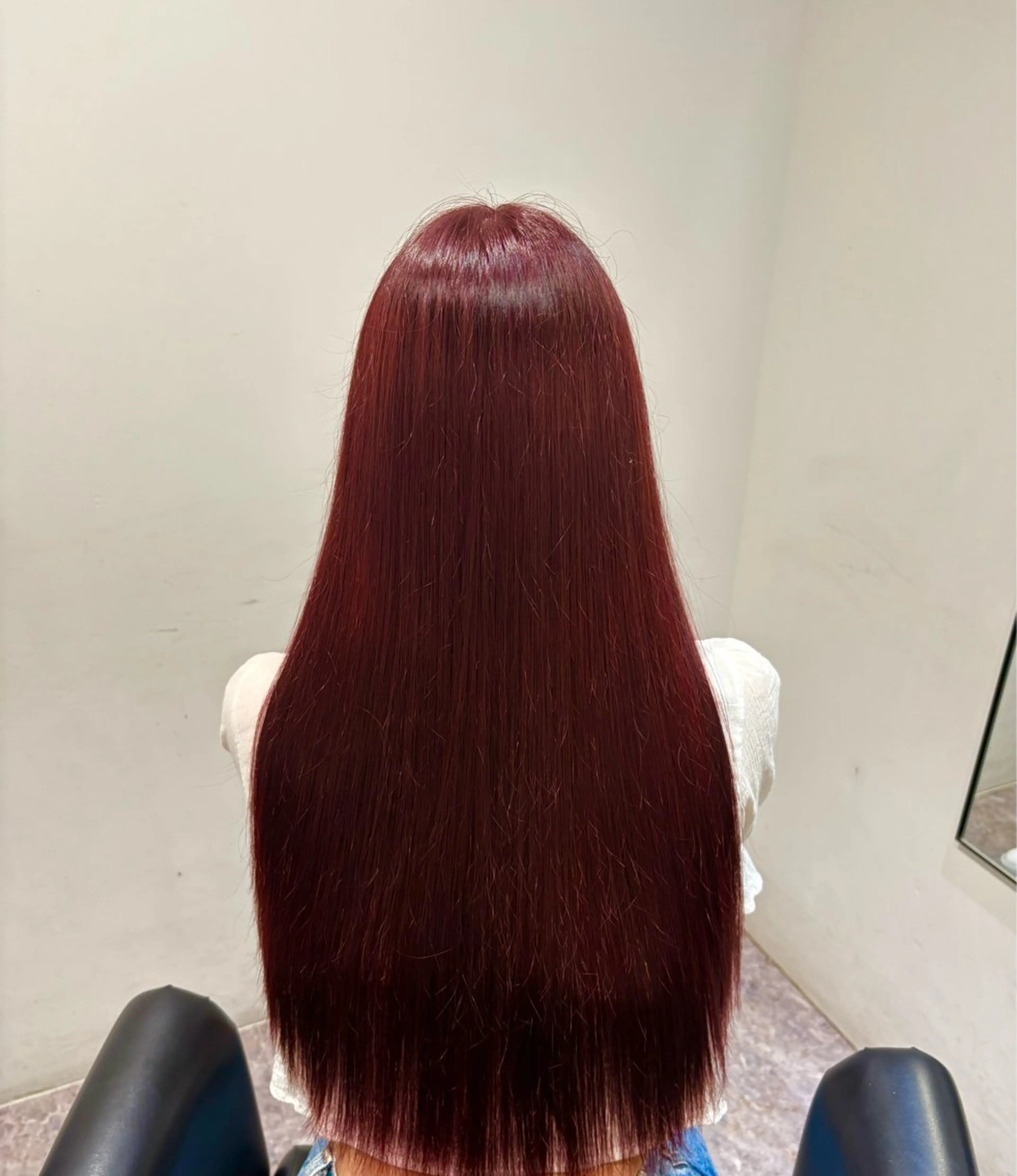 セミロング カラー よしえ /心斎橋美容室のヘアスタイル