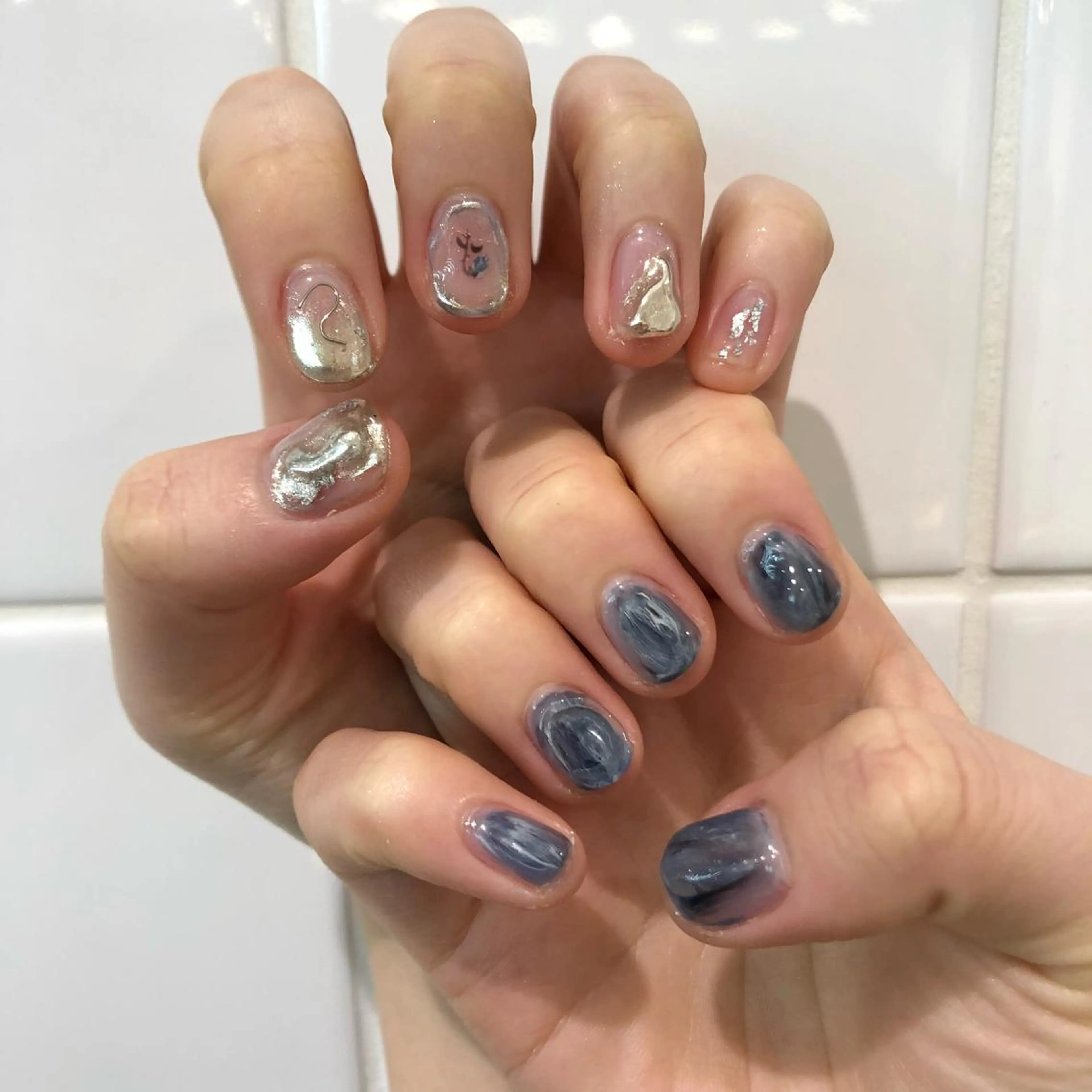 ネイル 【淡色color/ nail】maikoのネイルデザイン